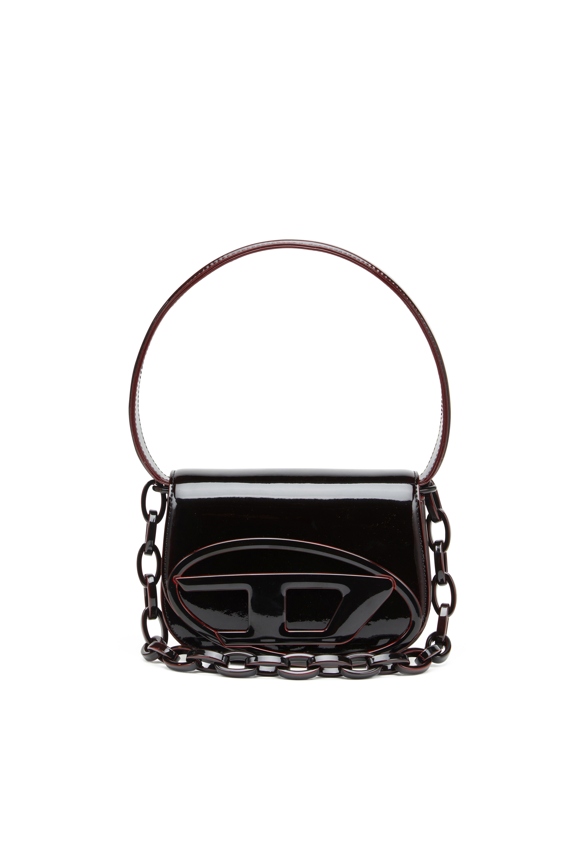 Diesel - 1DR, 1DR-Borsa iconica 1DR in PU effetto liquid Donna in Rosso - 1