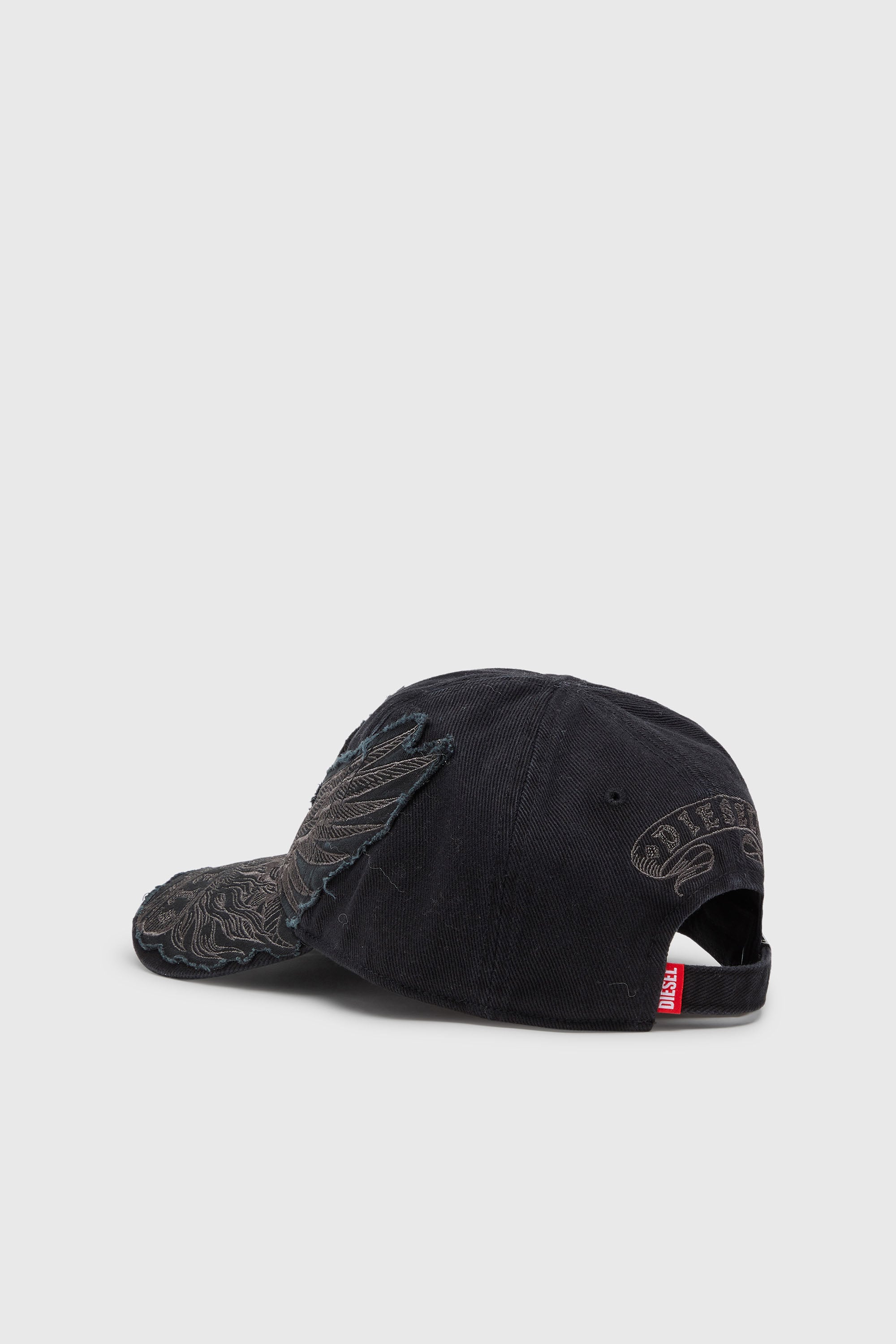 Diesel - C-PHENIX, Cappellino da baseball con ricamo Phoenix Uomo in Nero - 2