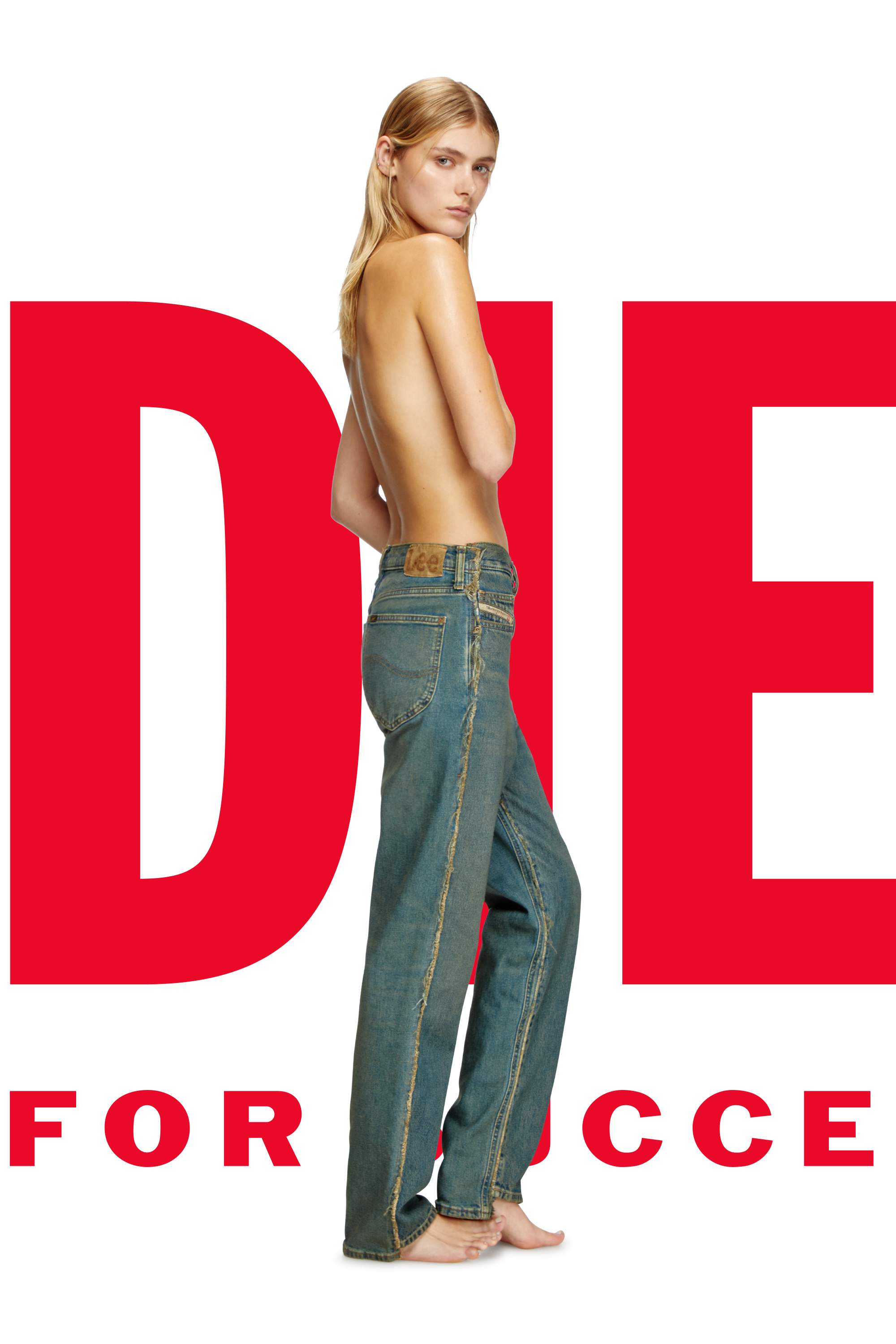 Diesel - Regular Jeans Dieseloves 03 09M98 Uomo, Blu Scuro - Image 8