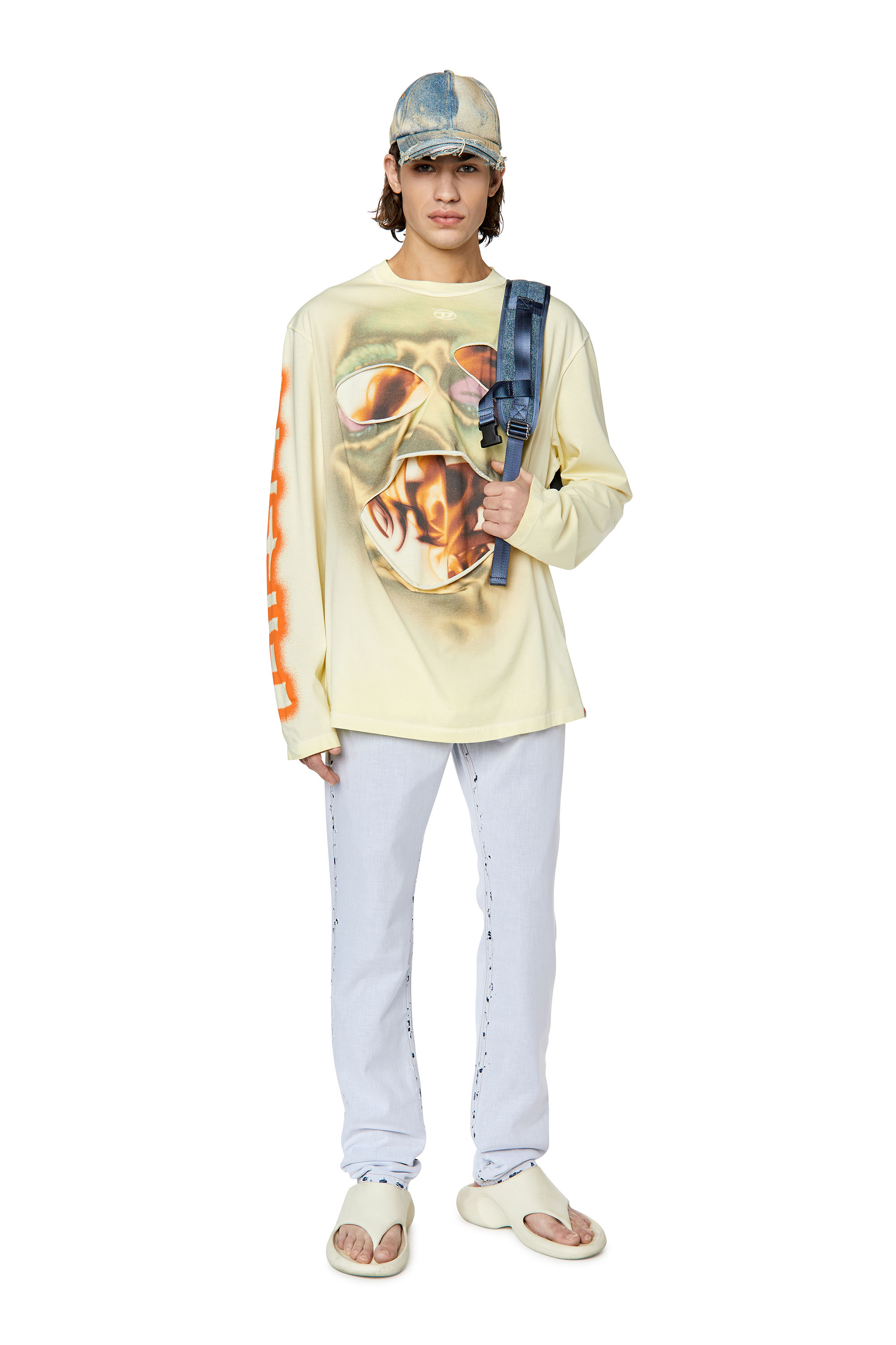 Diesel - T-CRANY, Beige - Image 2