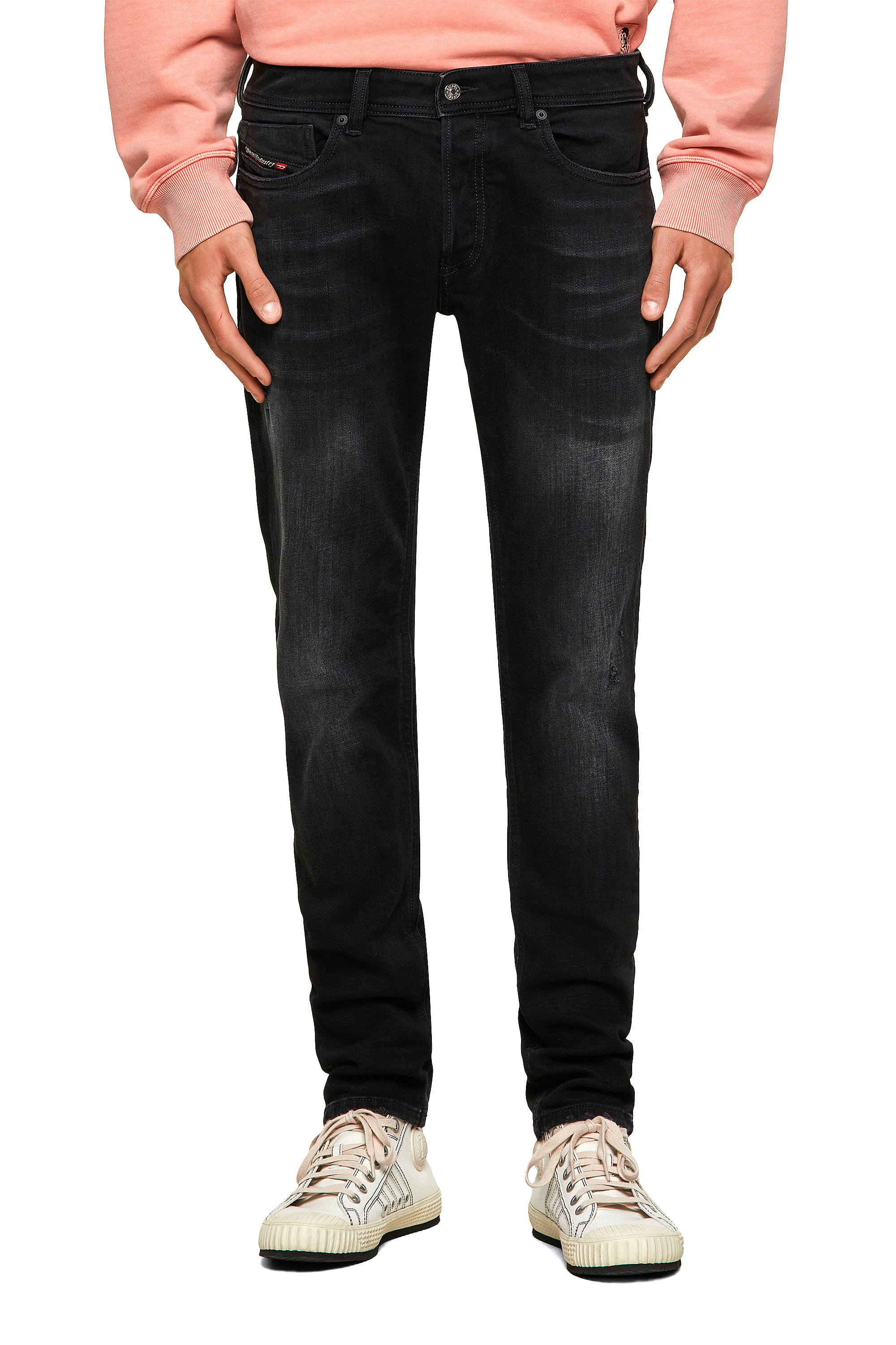 Sleenker 0092B, Nero/Grigio scuro - Jeans