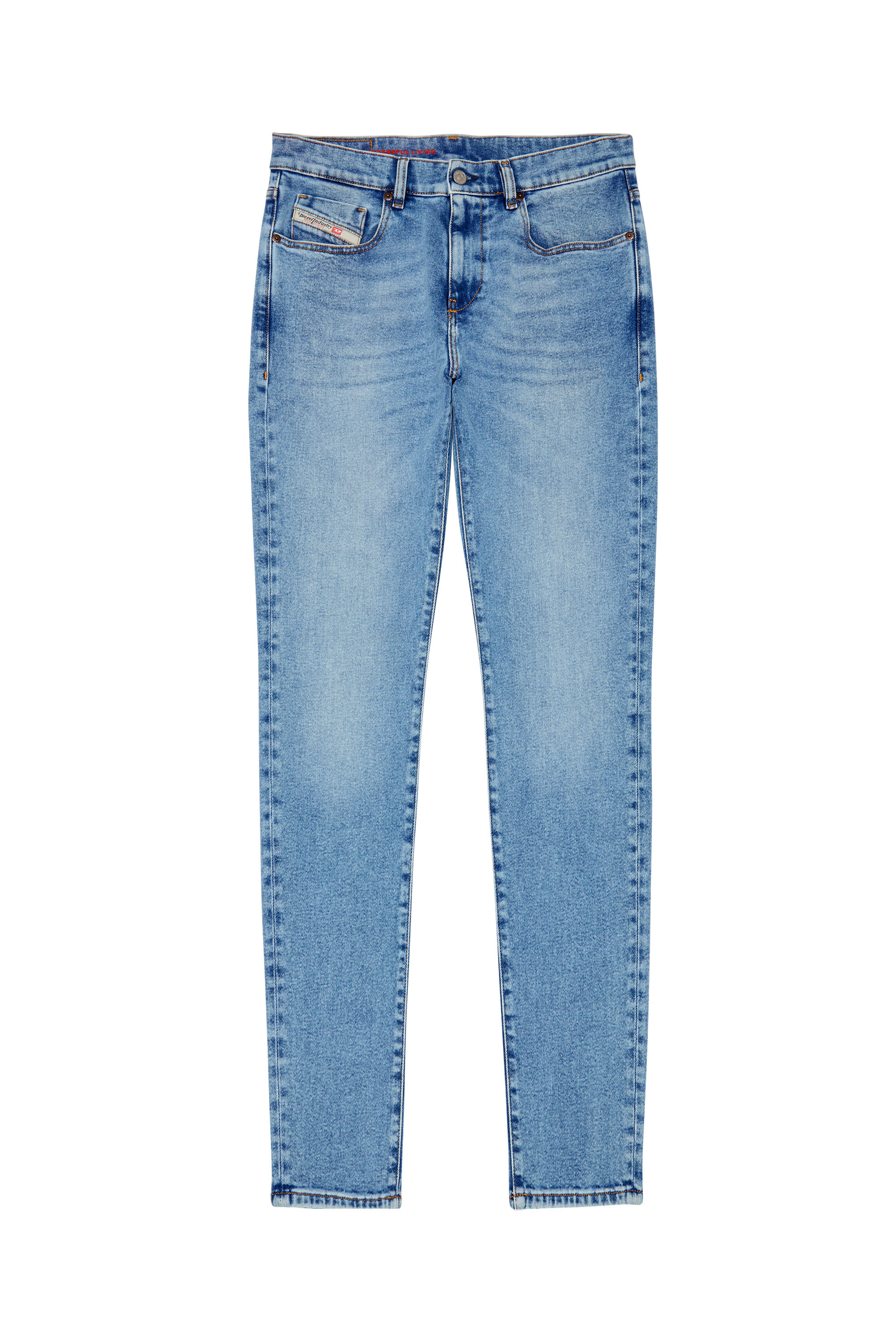 2019 D-STRUKT 09B92 Slim Jeans, Blu Chiaro - Jeans