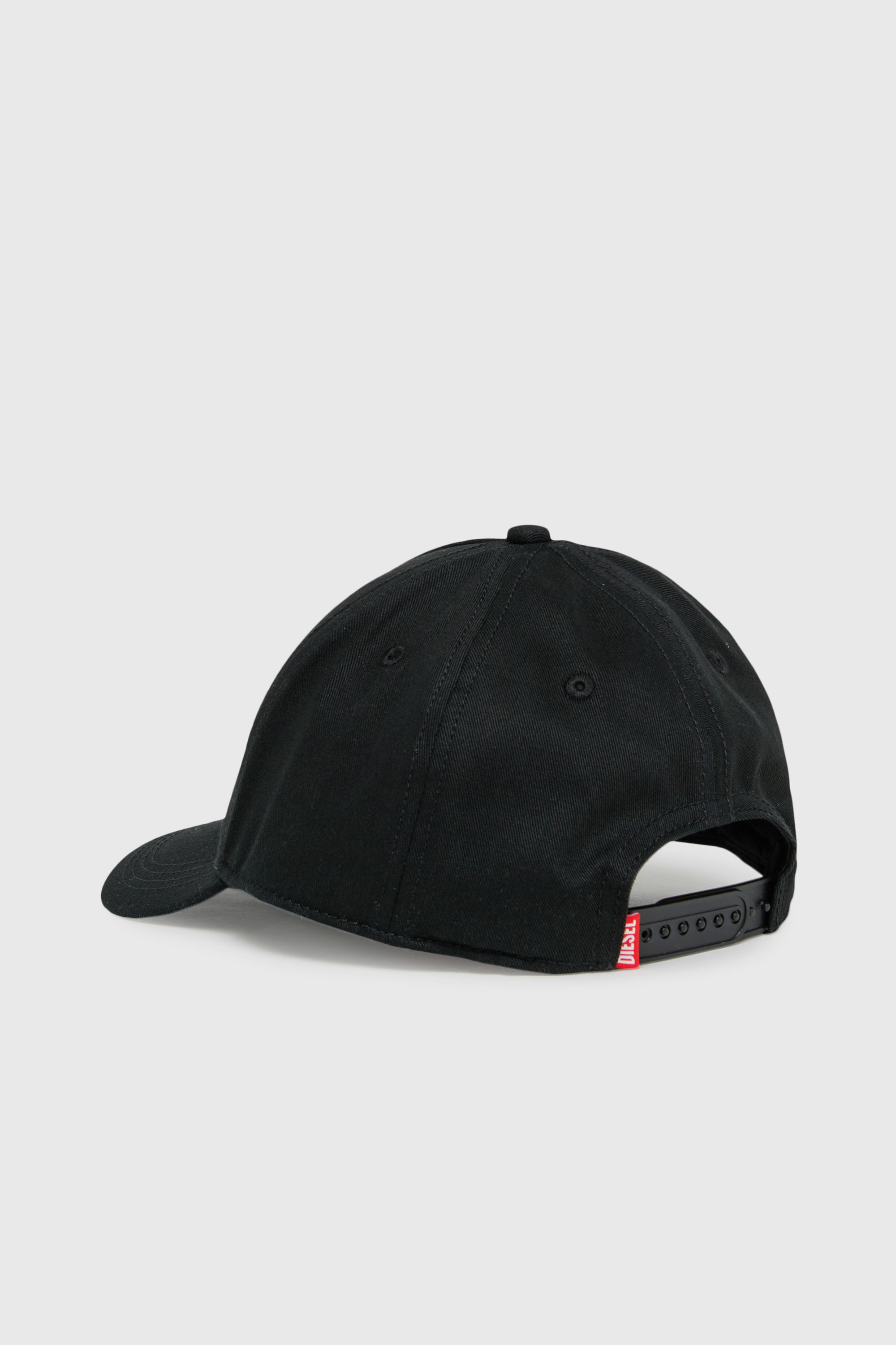 Diesel - FLIMO, Cappellino da baseball con stampa Oval D logo Uomo in Nero - 2