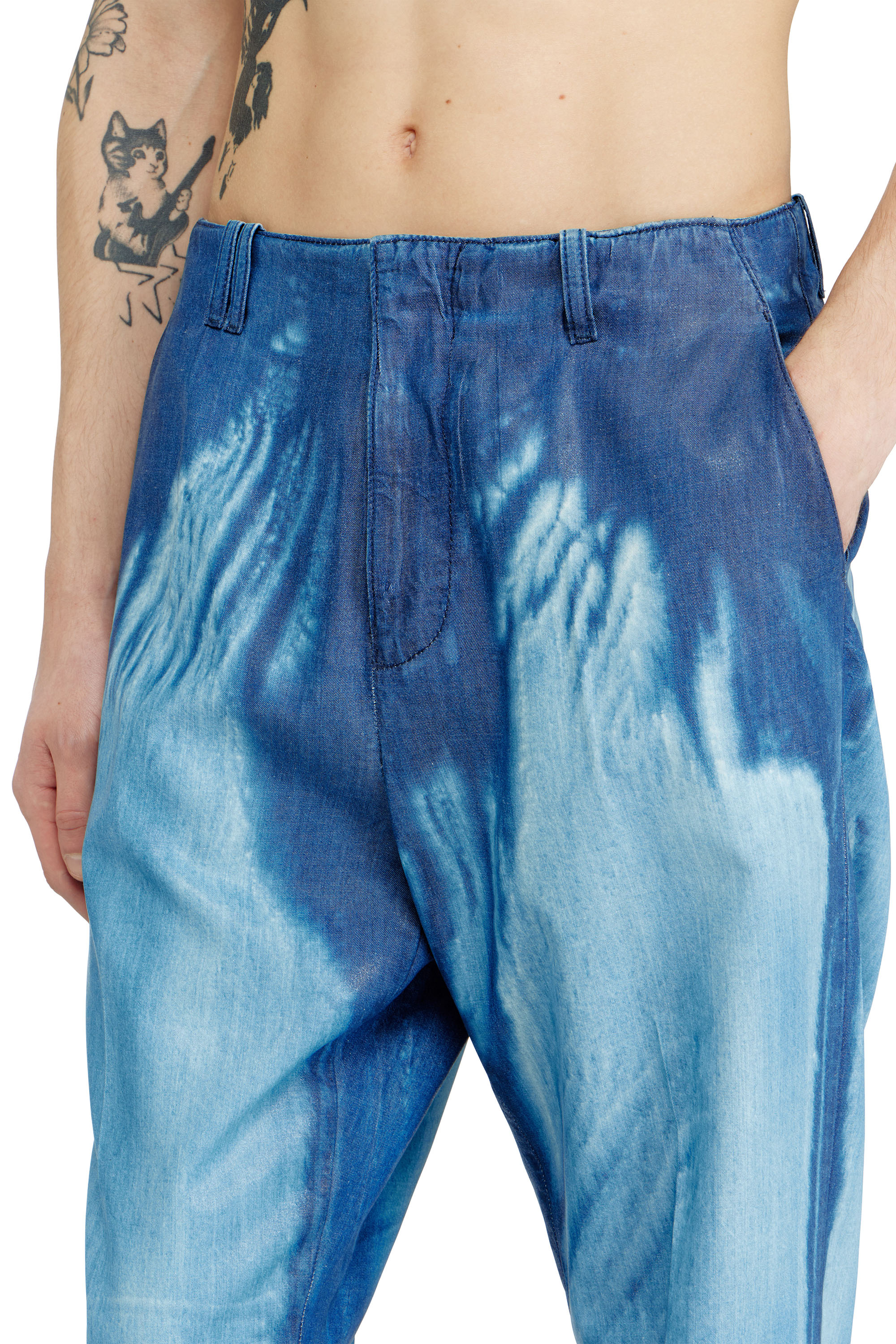 Diesel - Slim Jeans D-ASKAR 068XC Uomo, Blu medio - Image 4