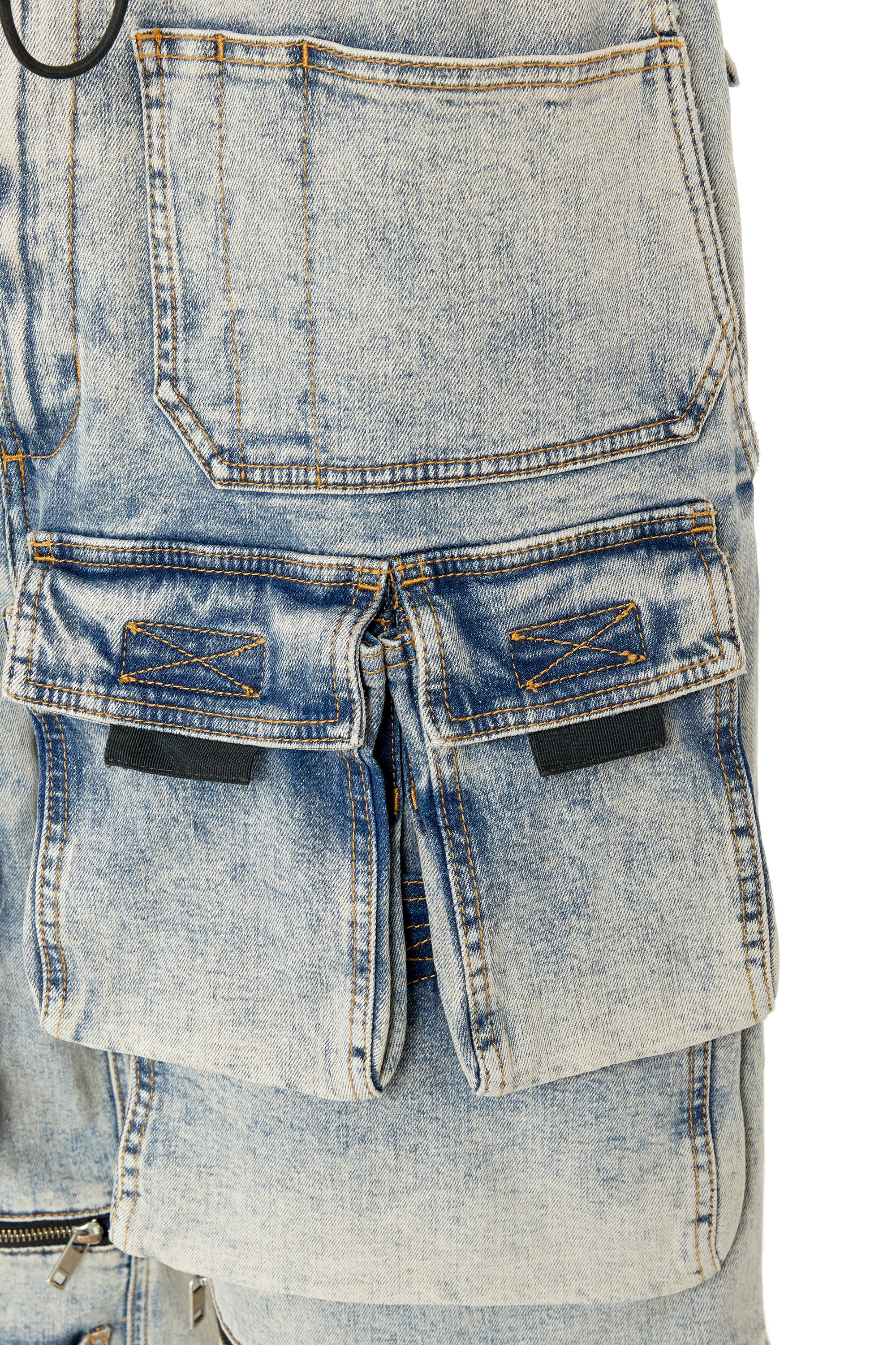 Diesel - Straight Jeans D-Onlypockets 09F12, Blu medio - Image 5