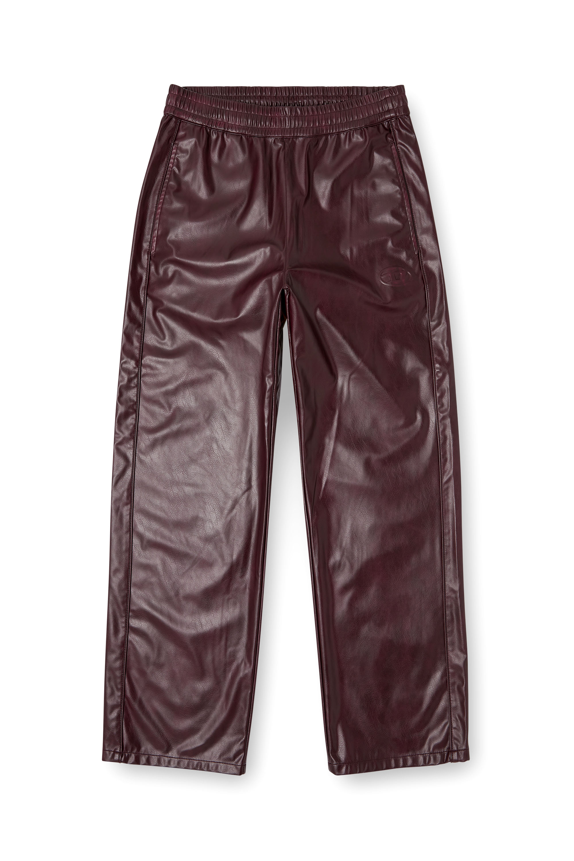 Diesel - FR-P-ARTEN, Pantaloni con logo burgundy Uomo in Rosso - 2