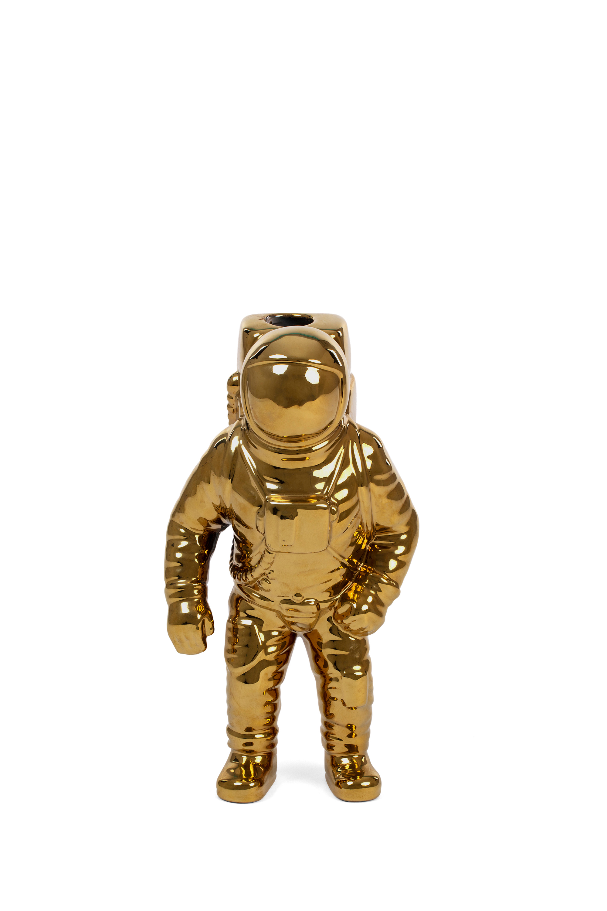 Diesel - 10933 COSMIC DINER, Vaso in porcellana "Cosmic Diner: Astronauta Gold'' Unisex in Oro - 1
