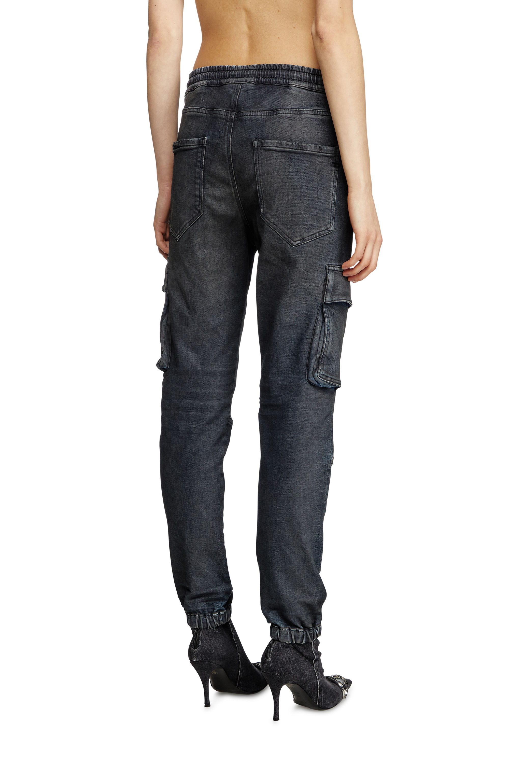 Diesel - Regular 2051 D-Ursy Joggjeans® 09L13 Donna, Blu Scuro - Image 4