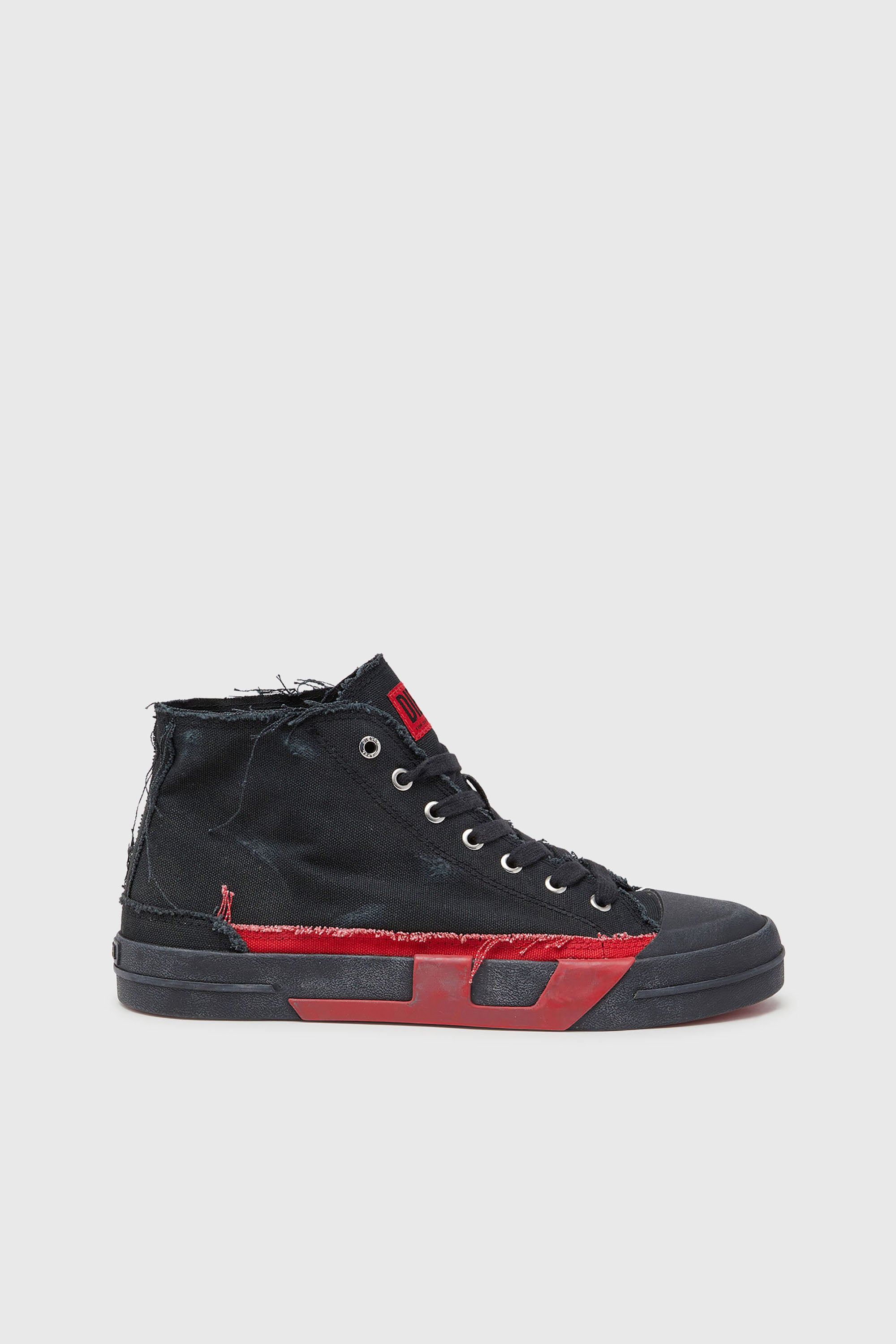 Diesel - S-D-VERSE MID II, S-D-Verse-Sneaker high-top in canvas distressed Uomo in Multicolor - 1