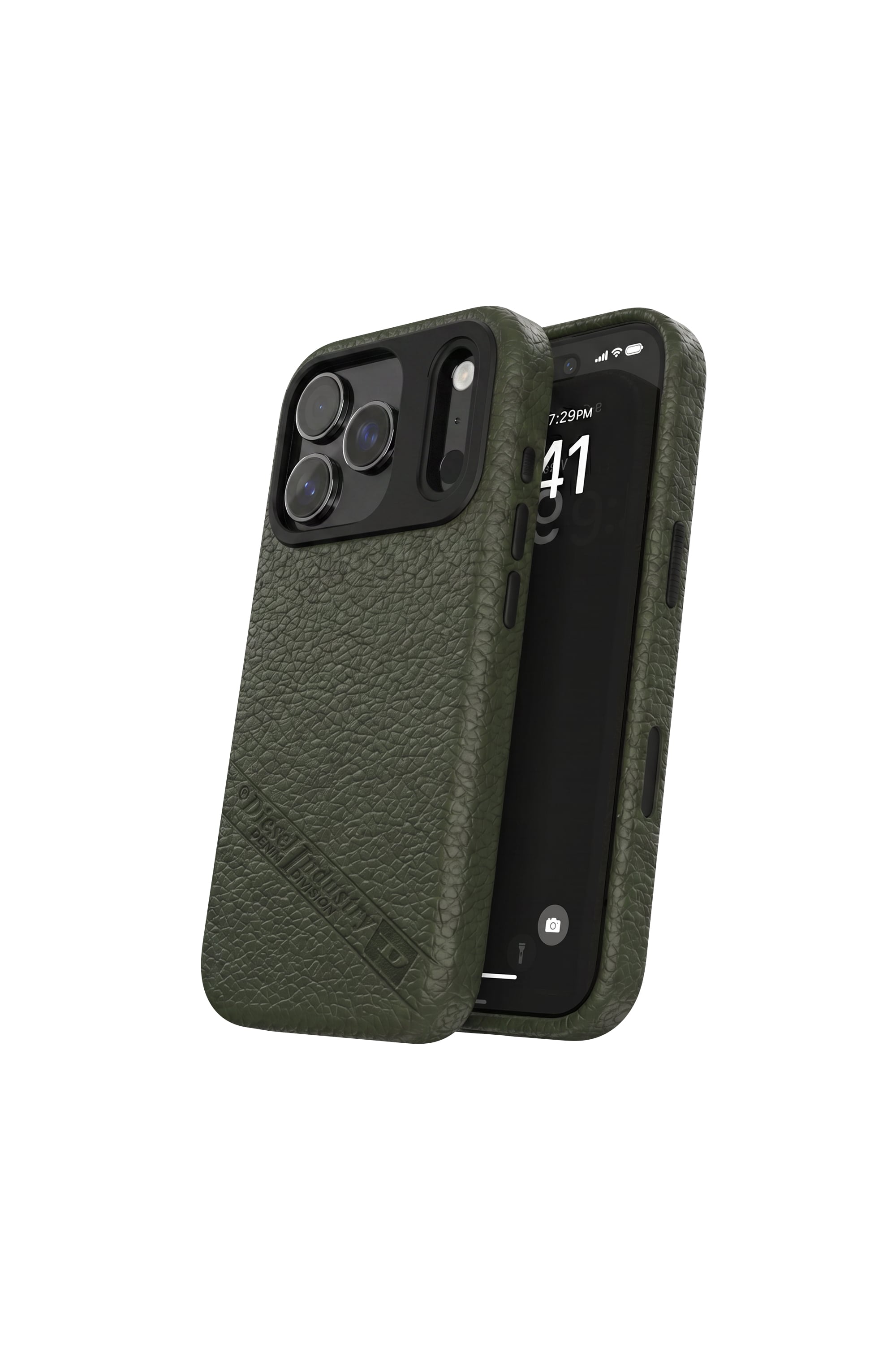 Diesel - 60647 MOULDED CASE, Cover Flag D con MagSafe per iPhone 17 Pro Unisex in Verde - 3