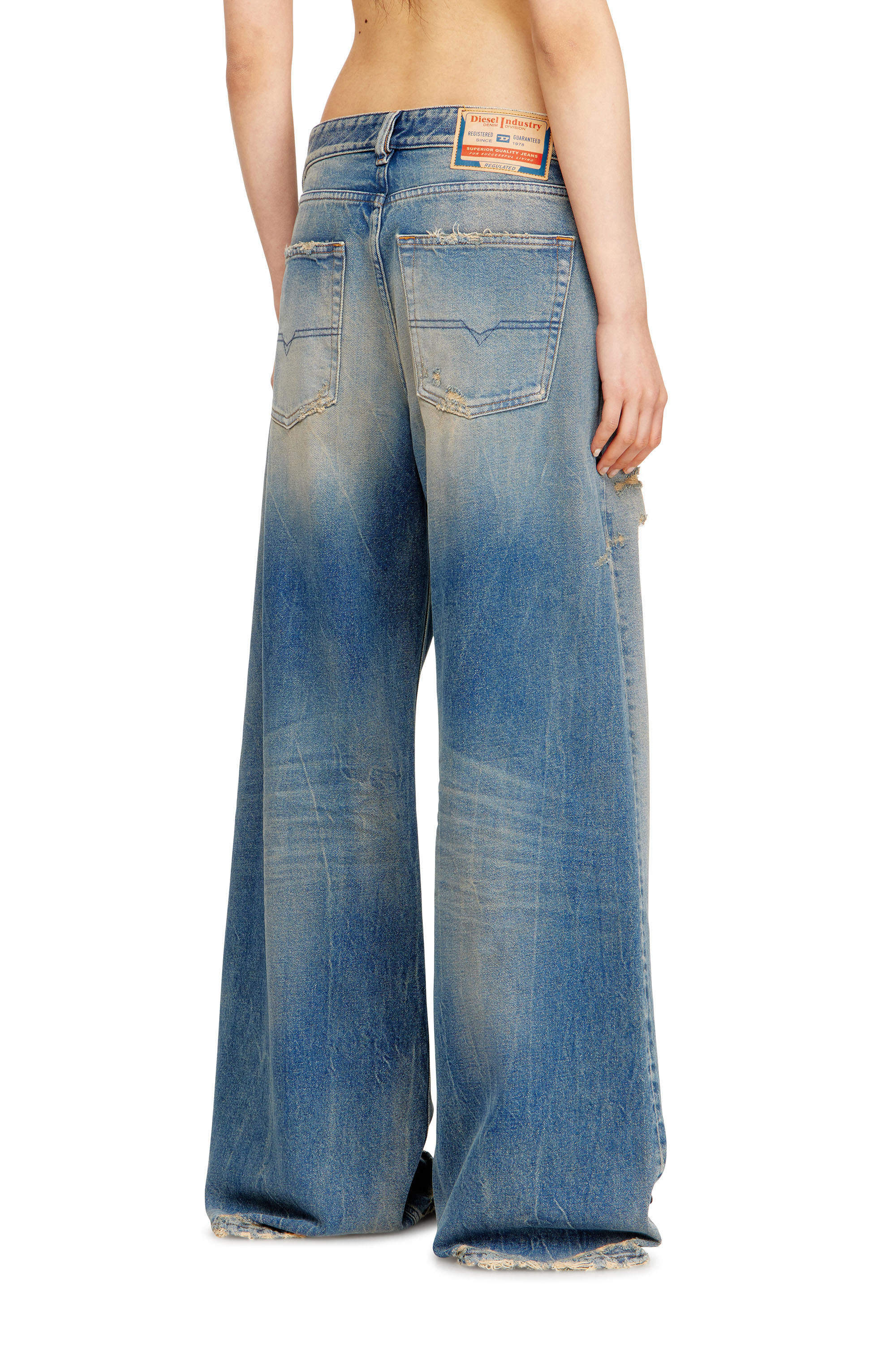 Diesel - Relaxed Jeans 1996 D-Sire 09N29 Unisex, Blu medio - Image 4