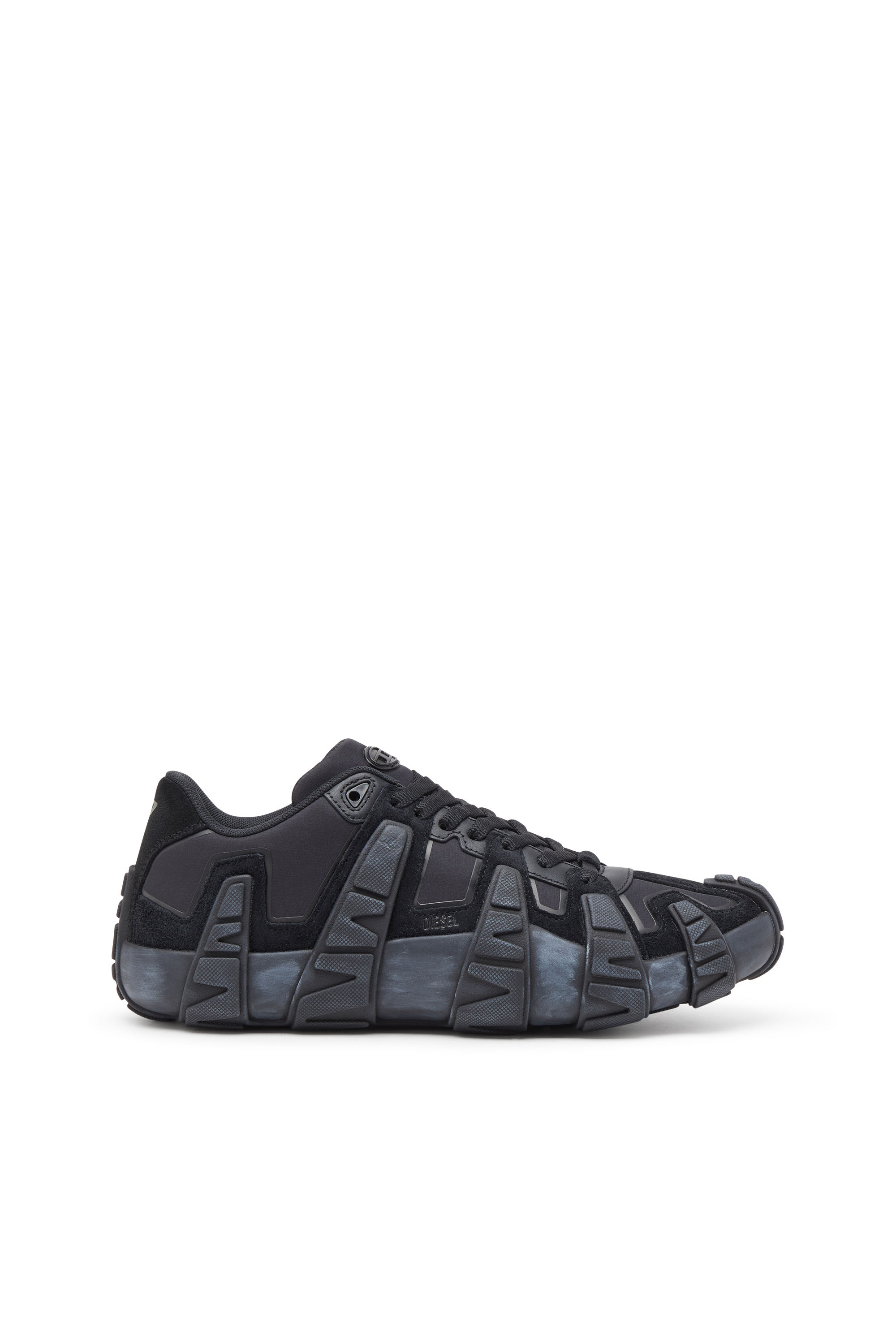 Diesel - S-D-GRIFFE LOW, Man's S-D-Griffe - Nylon sneakers in Black/Blue - 1