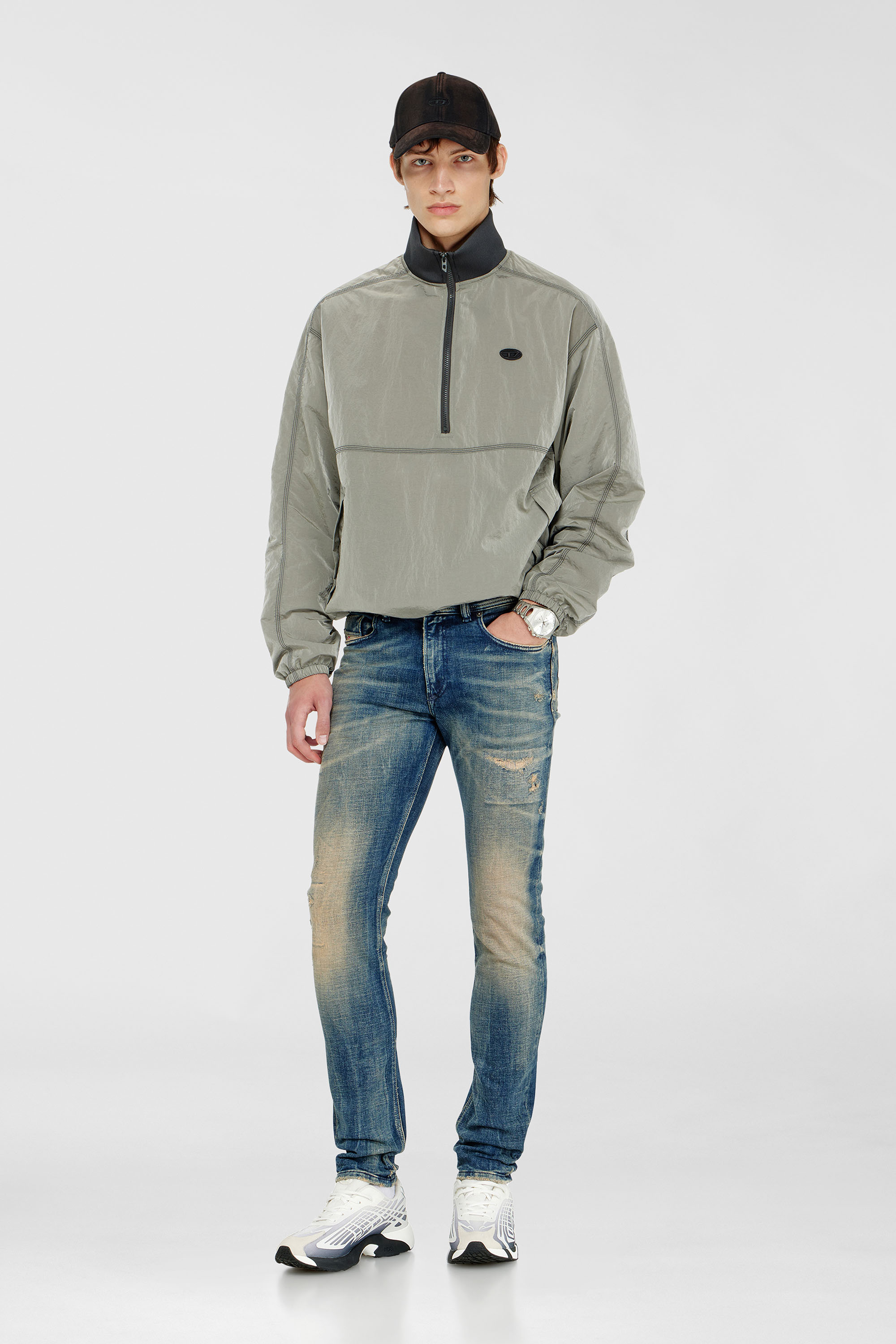 Diesel - Skinny Jeans 1979 Sleenker 09P68 Uomo, Blu Scuro - Image 2