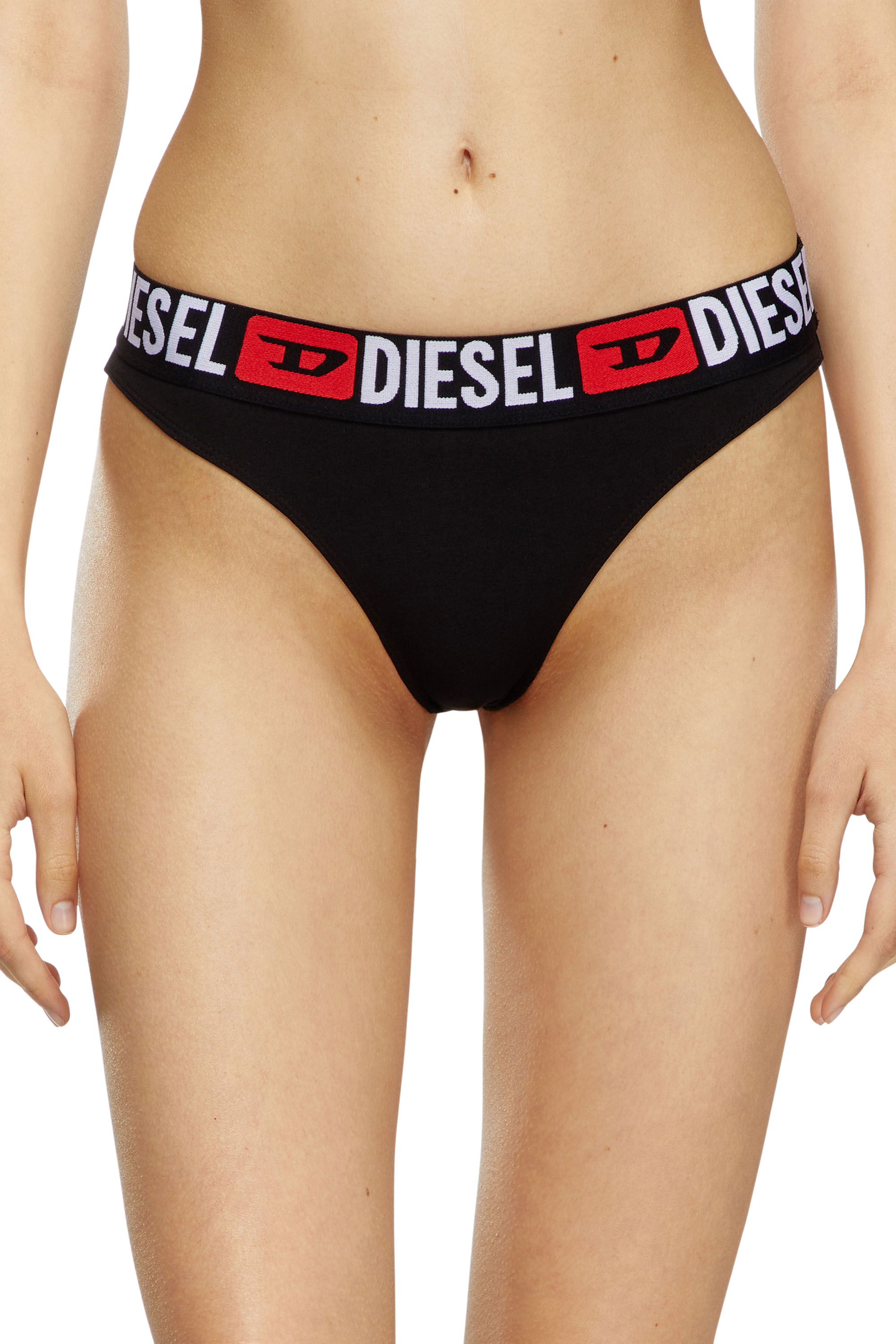 Diesel - UFPN-PANTIES-TD-THREEPACK, Donna Set di tre slip con logo in Multicolor - Image 2