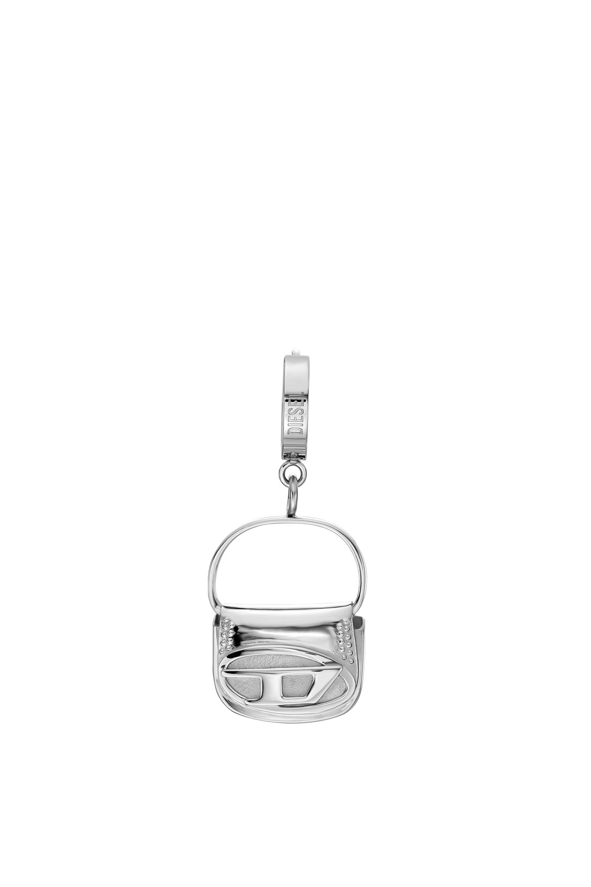 Diesel - DX1527 JEWEL, Unisex Stainless steel drop earring in Silver - Image 2