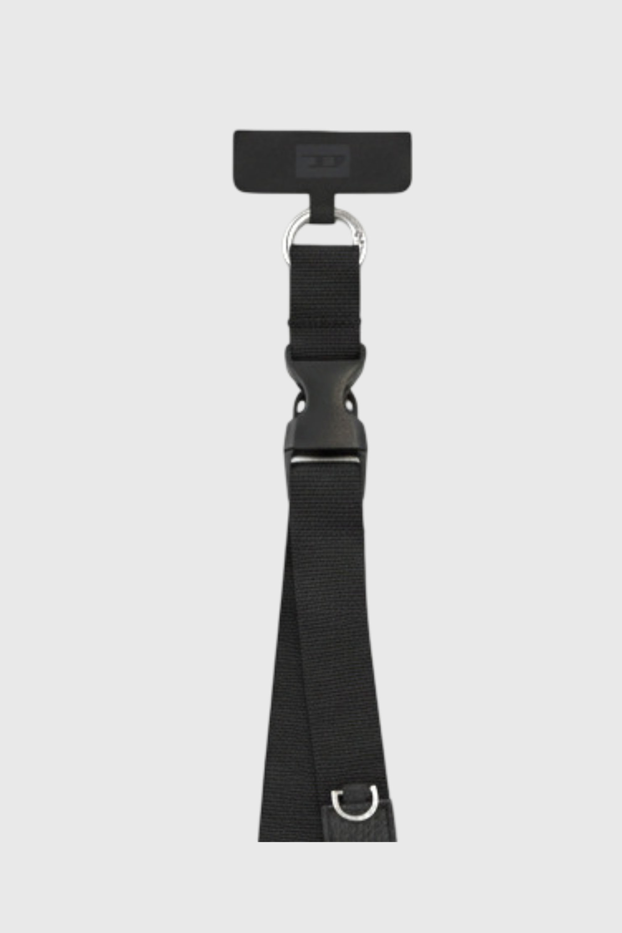 Diesel - 60658 UNIVERSAL STRAP, Tracolla a collana Flag D per smartphone Unisex in Nero - 2