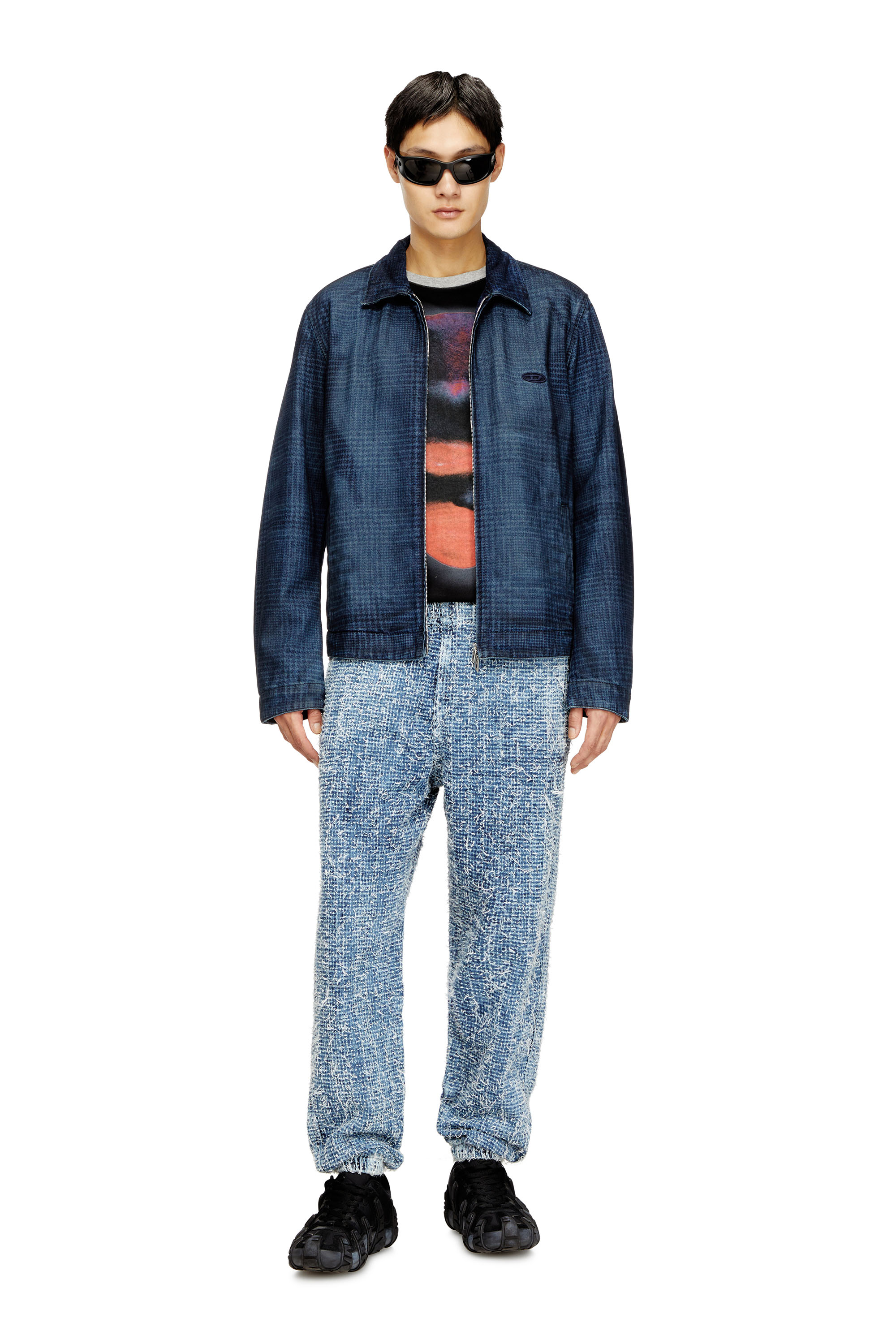 Diesel - Slim Jeans D-Labb 0ADCI Unisex, Blu Chiaro - Image 2