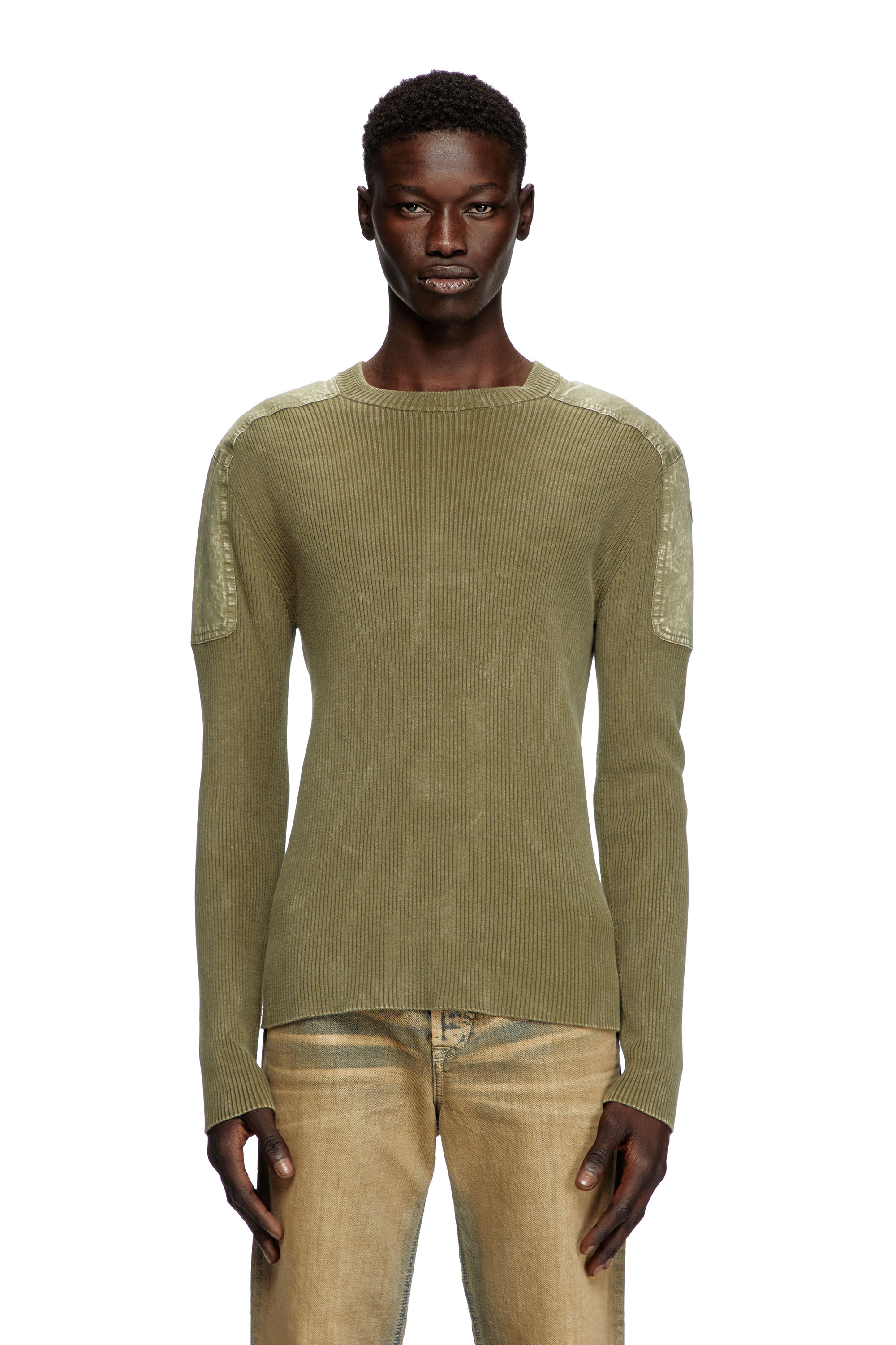 Diesel - K-MARTIN, Maglia con spalle a contrasto Uomo in ToBeDefined - 1