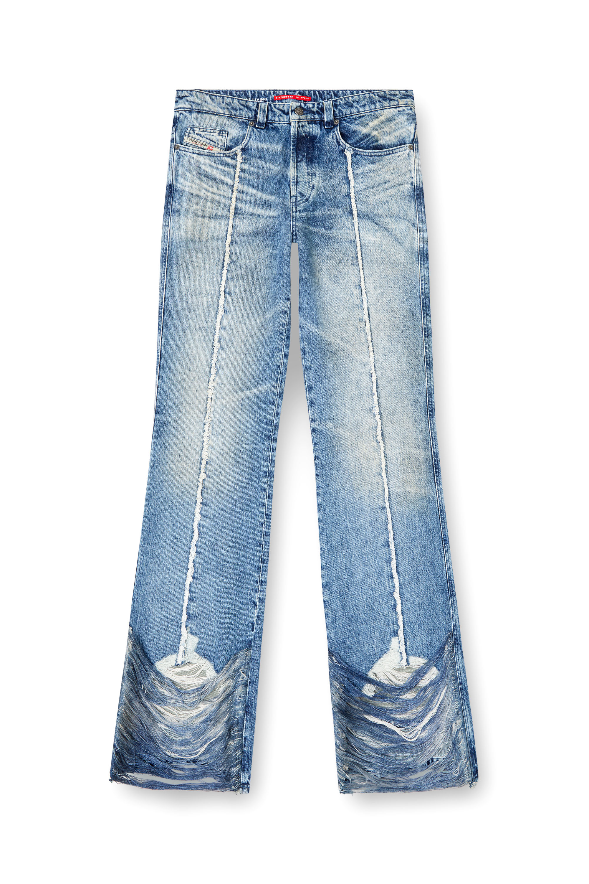 Diesel - Bootcut Jeans 1998 D-Buck 0CMBM Uomo, Blu medio - Image 3