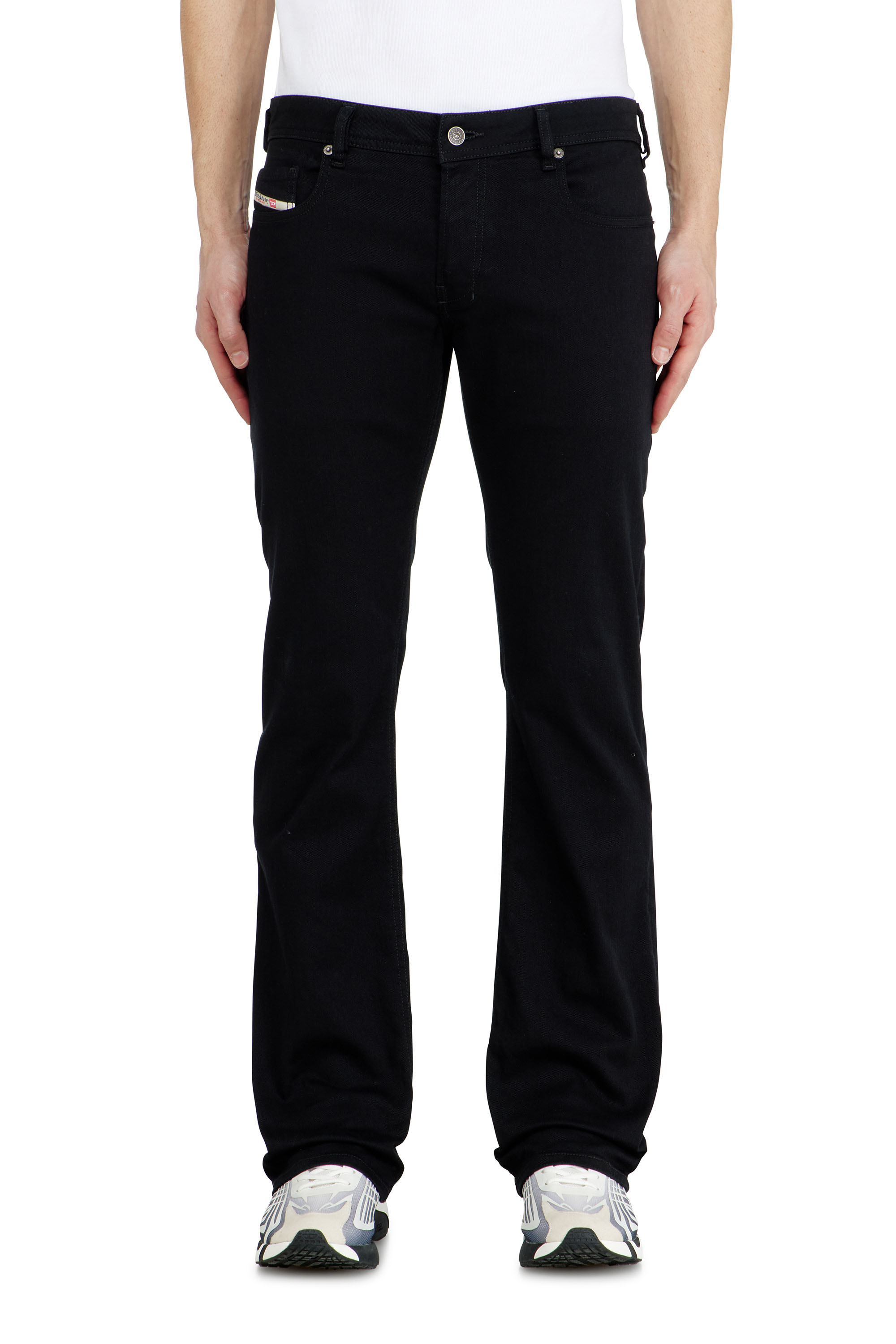 Diesel - Bootcut Jeans 2007 Zatiny 0688H Uomo, Nero/Grigio scuro - Image 1