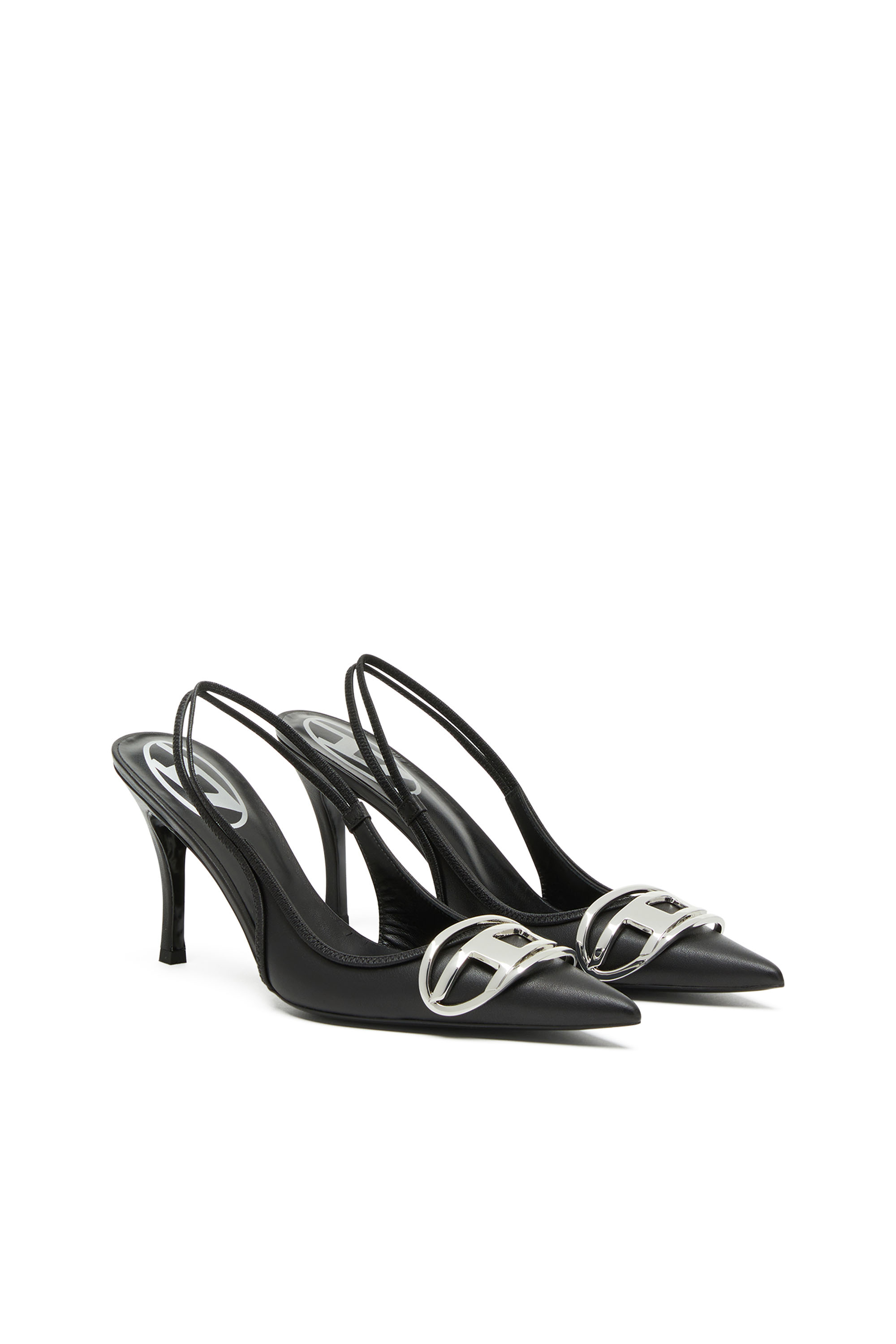 D-VENUS SB, Nero Diesel - D-VENUS SB, D-Venus-Décolleté slingback in nappa Donna in Nero - 8