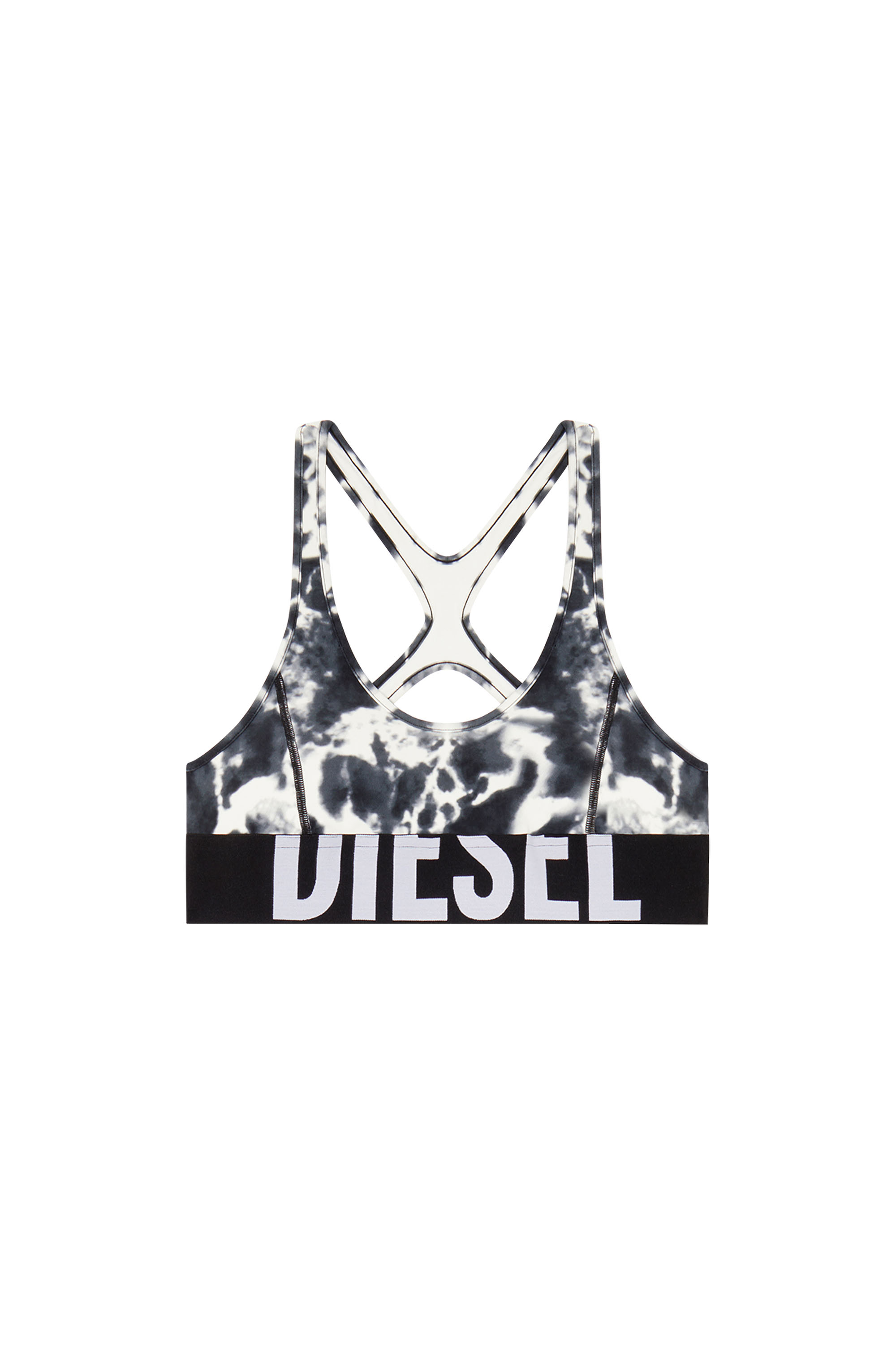 Diesel - ALLISON-D-POP, Reggiseno sportivo in microfibra stampata Donna in Multicolor - 2