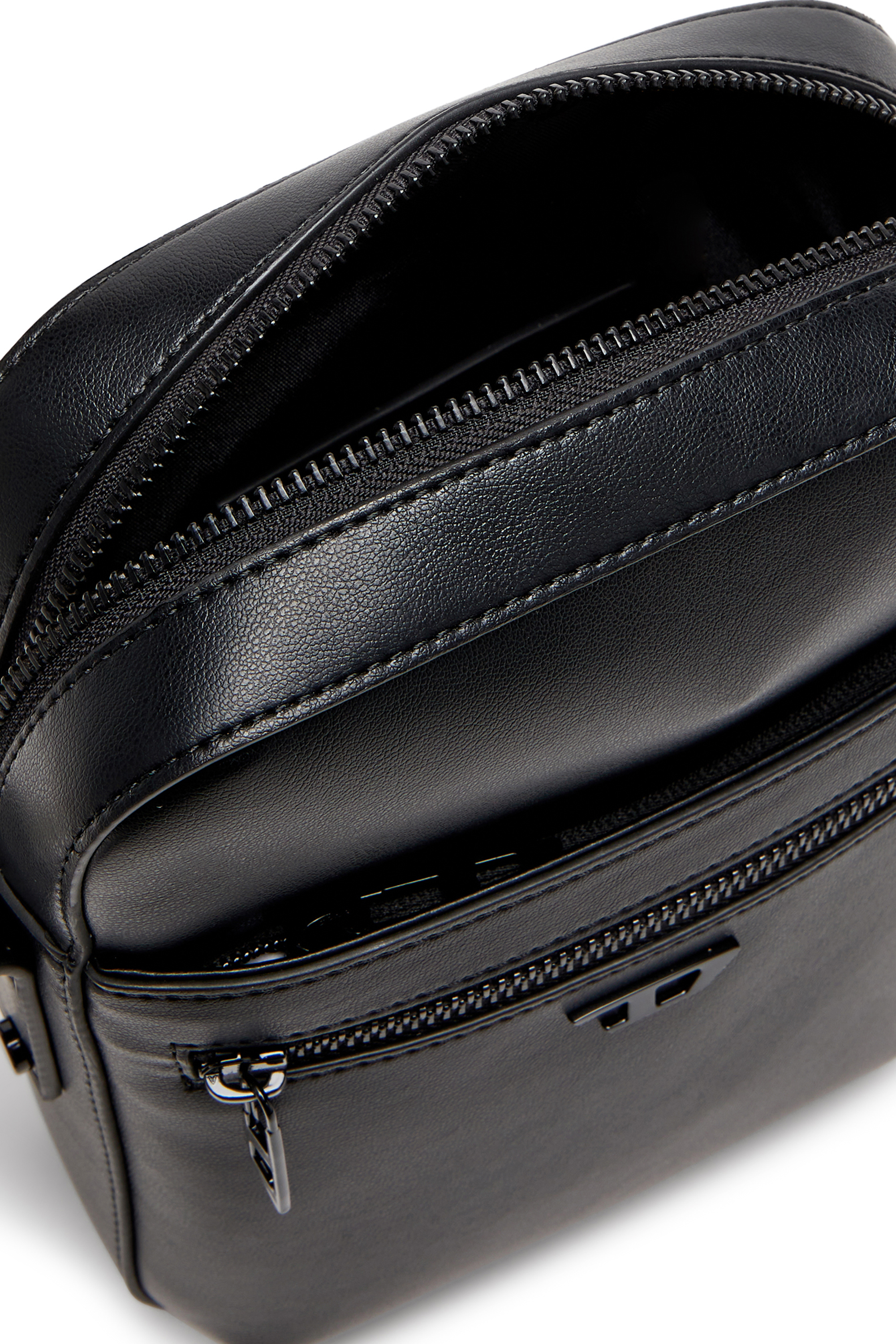 Diesel - RIVET-D CROSSBODY, Rivet-D - Borsa a tracolla in PU con dettagli rivet Uomo in Nero - 3