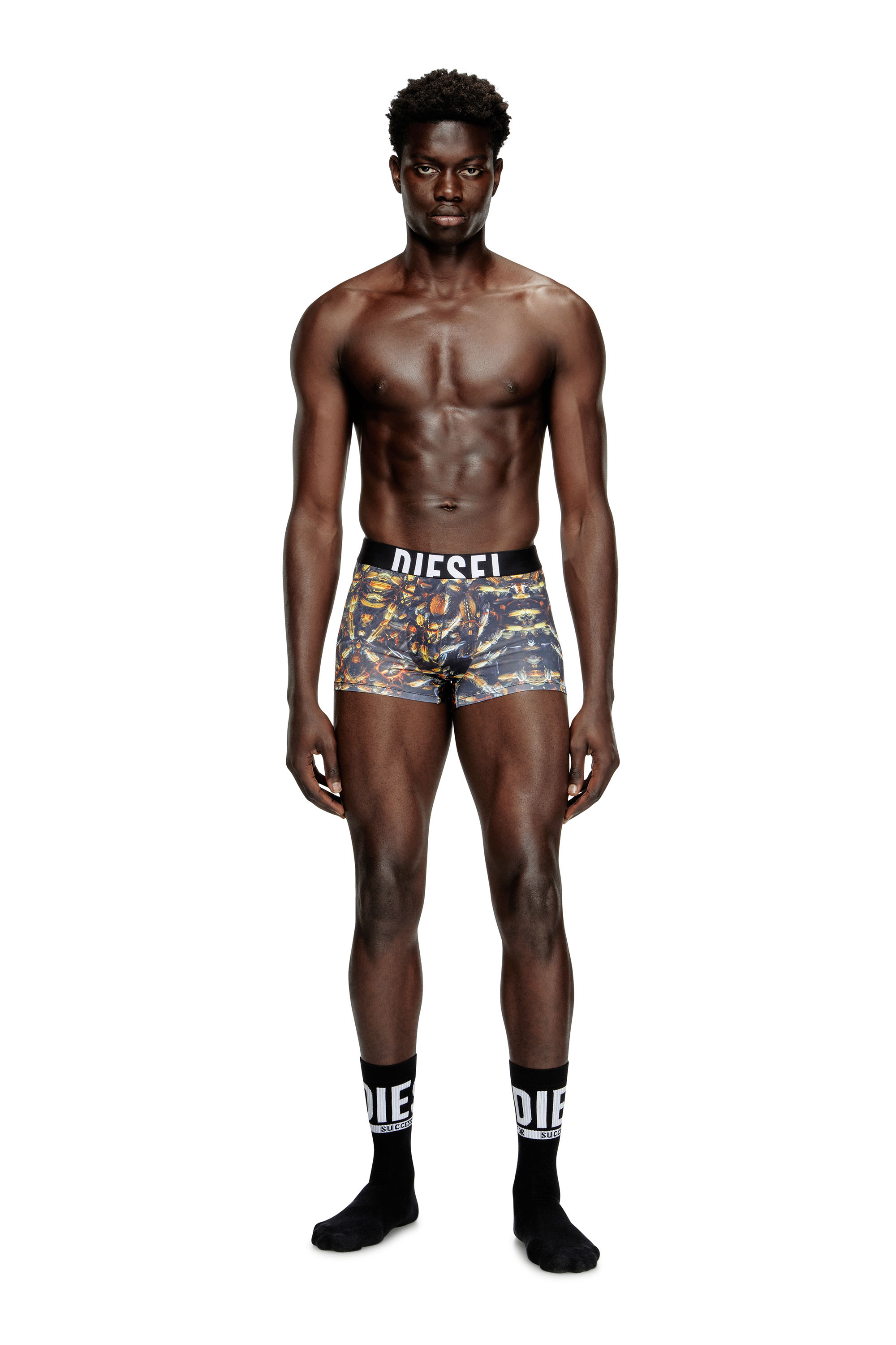 Diesel - DAMIEN-D-POP-40, Boxer con stampa Pop Uomo in Nero - 1