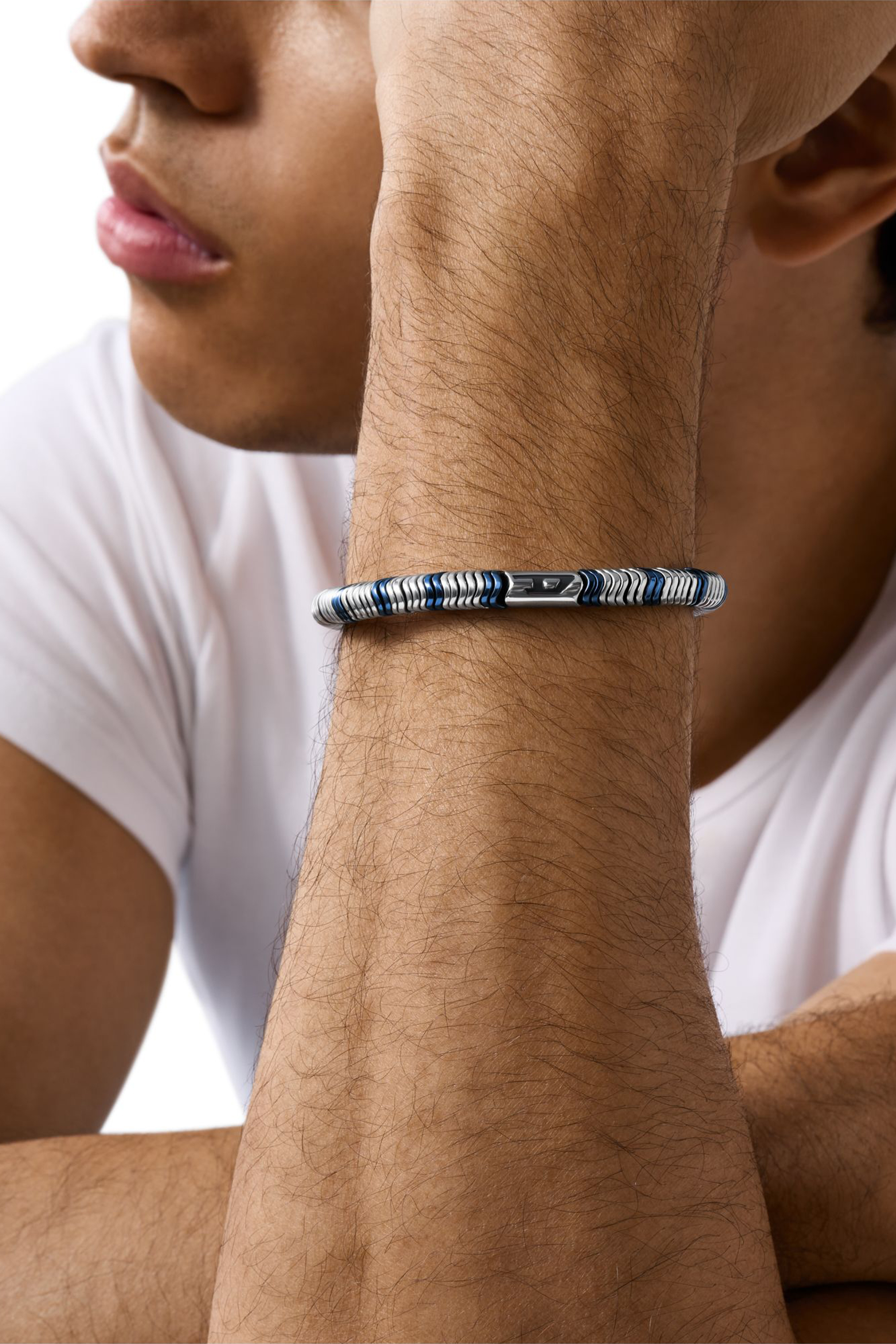 Diesel - DX1572931 JEWEL, Bracciale di perline in ematite Unisex in Argento - 3