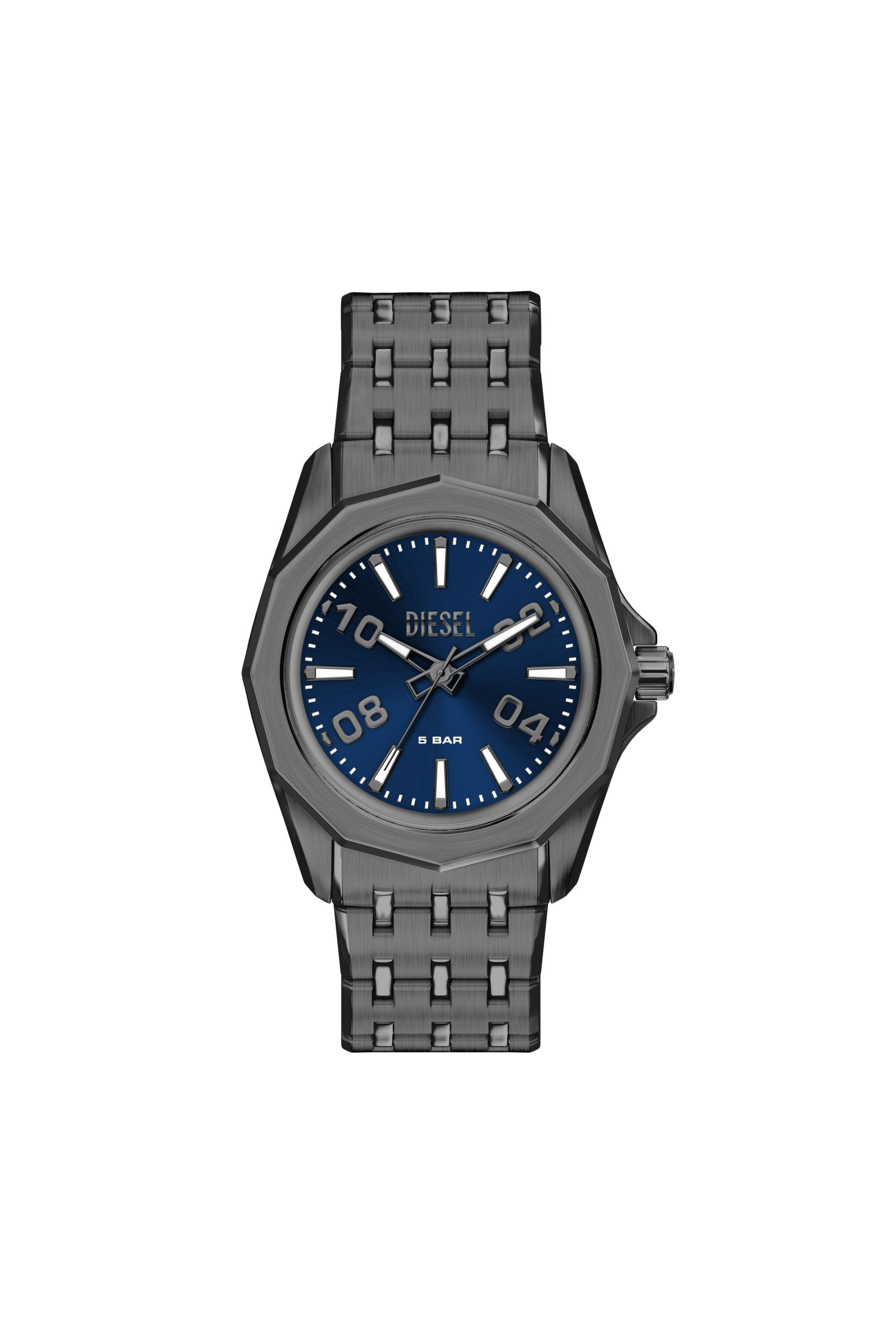 Diesel - DZ2238 WATCH, Orologio Stinger in acciaio gunmetal Uomo in Grigio - 1