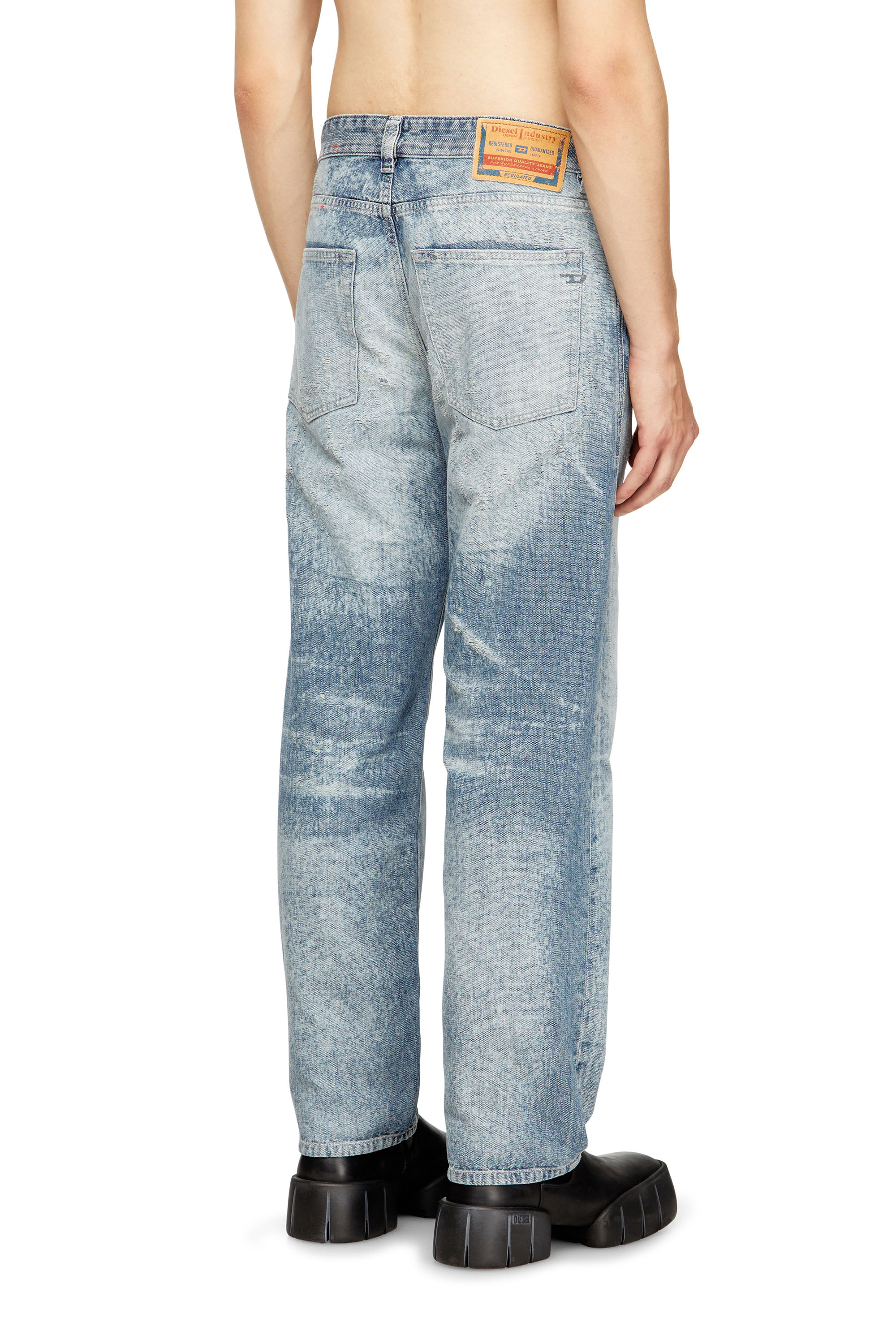Diesel - Regular Jeans 2024 D-Macs 068TY Uomo, Blu Chiaro - Image 4