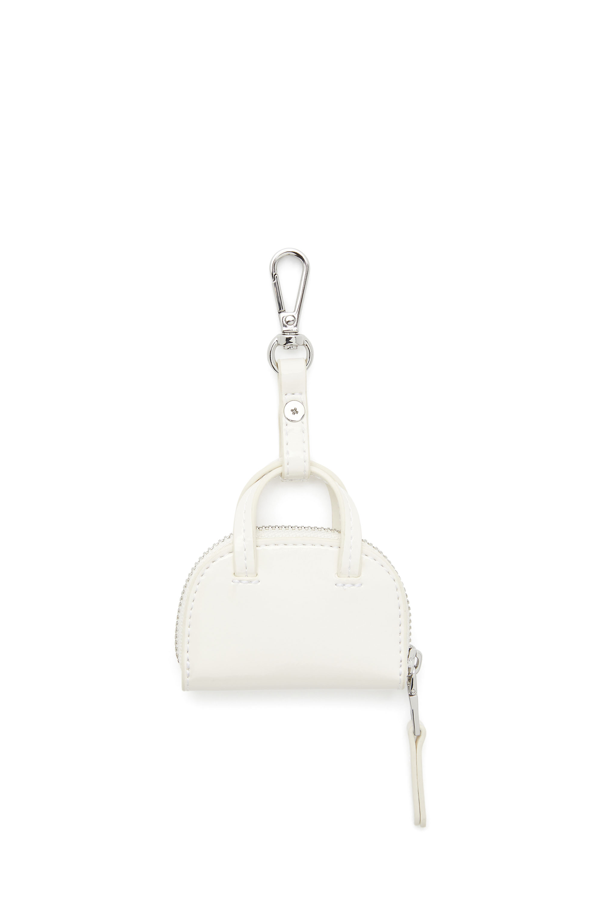 Diesel - 1DR DOME CHARMS, Charm effetto naplak effetto texture Donna in Bianco - 3