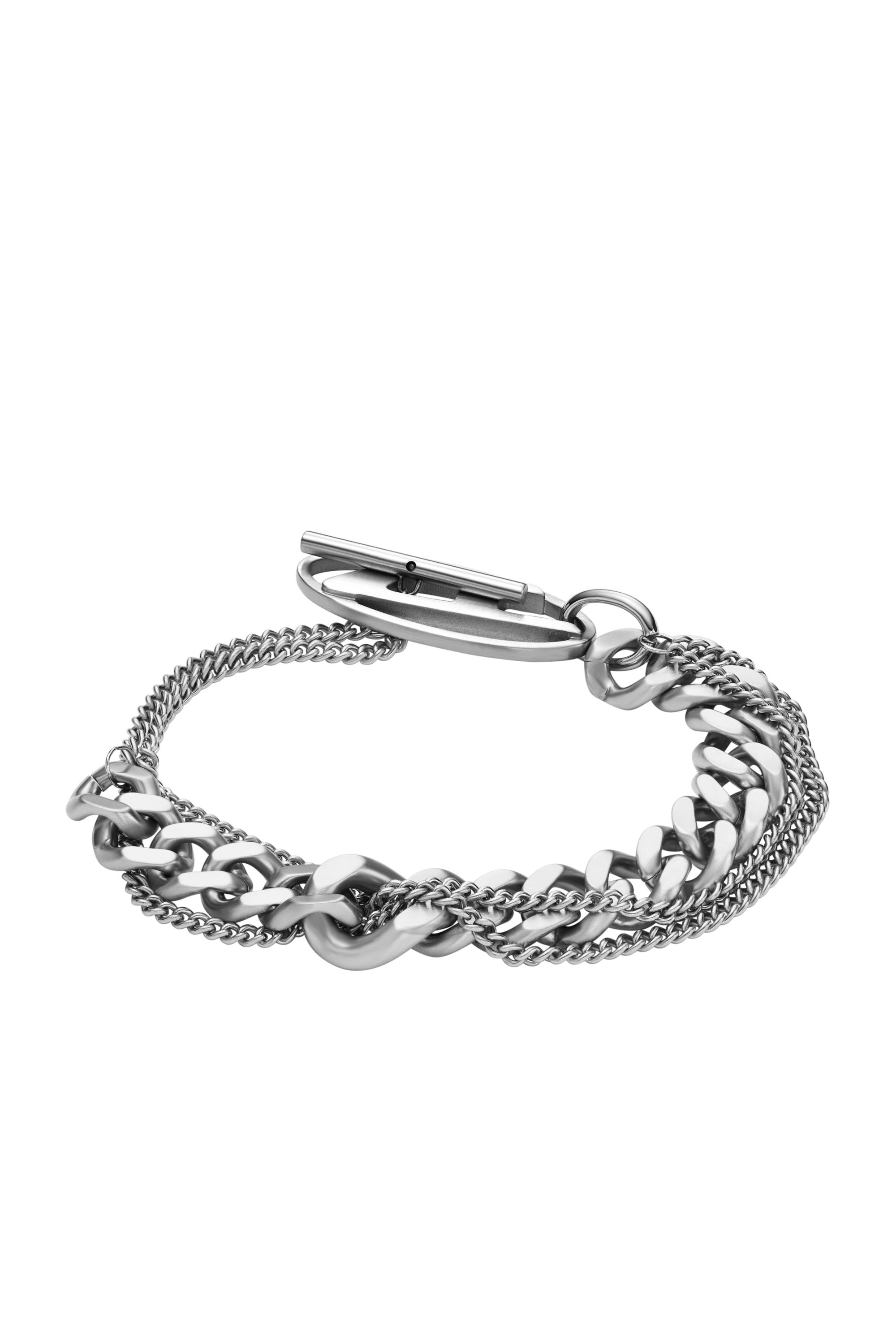 Diesel - DX1550040 JEWEL, Bracciale a catena in acciaio inossidabile Unisex in Argento - 2