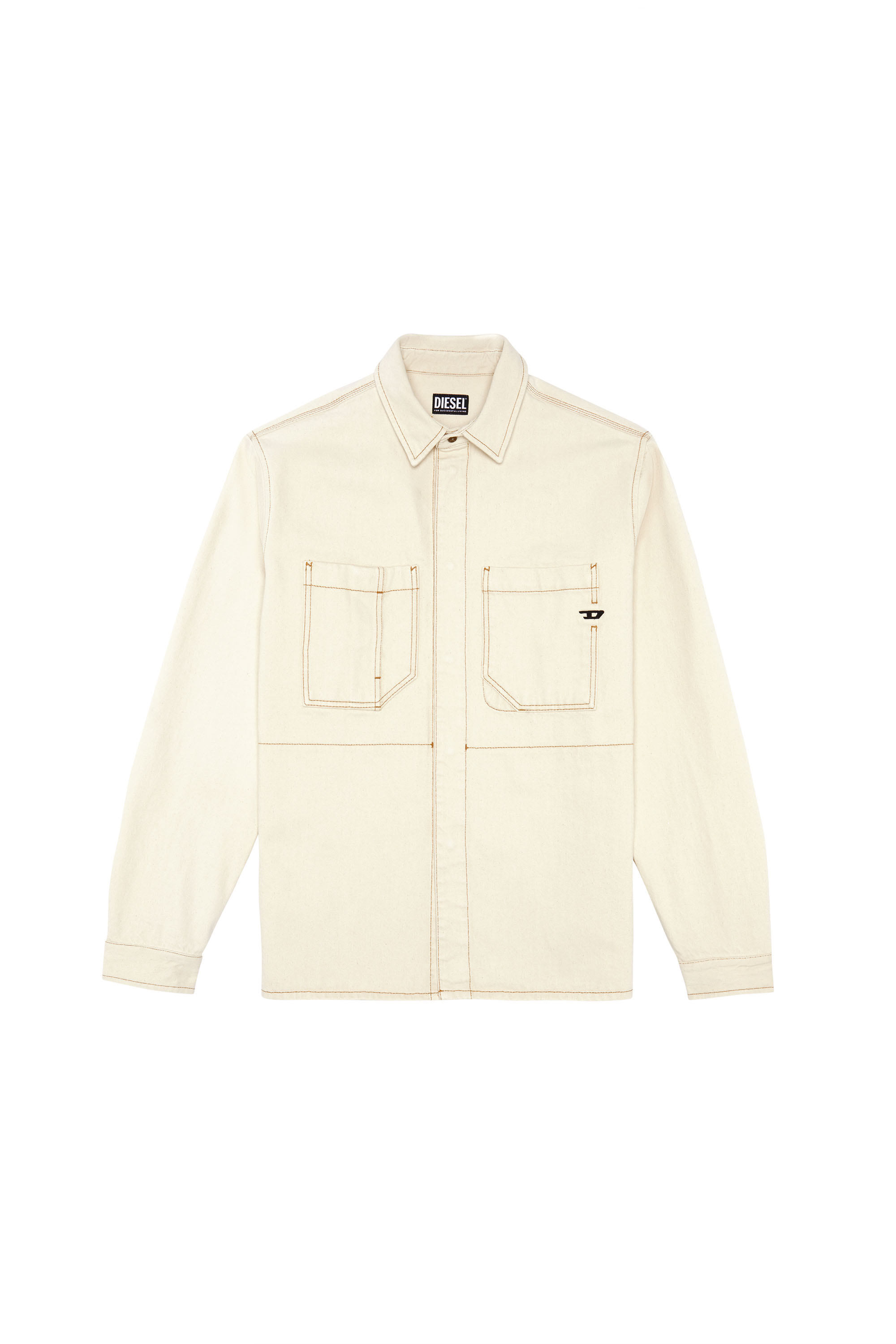 D-HOR, Bianco - Camicie in Denim