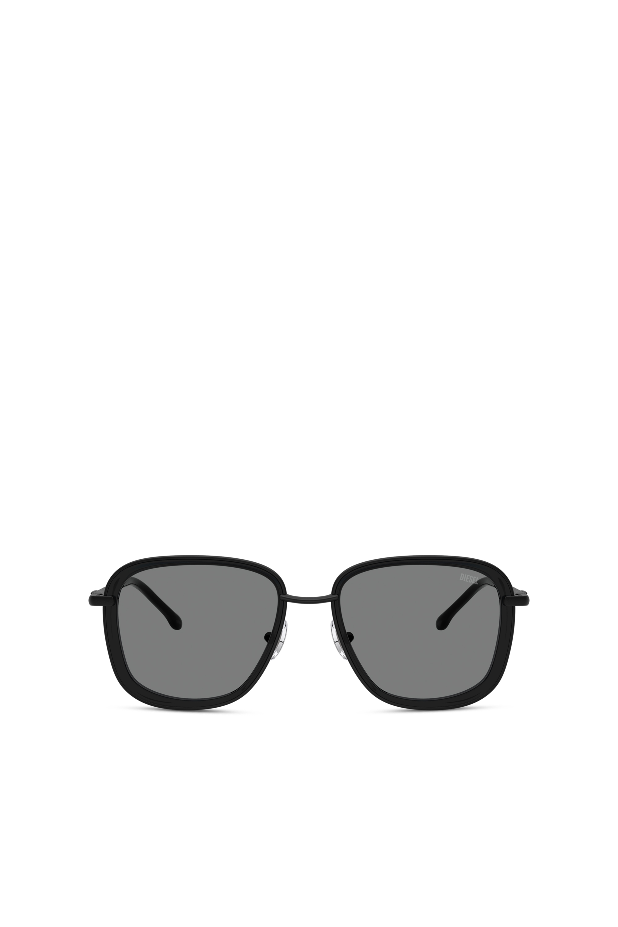 Diesel - 0DL1017, Occhiali da sole quadrati Unisex in Nero - 2