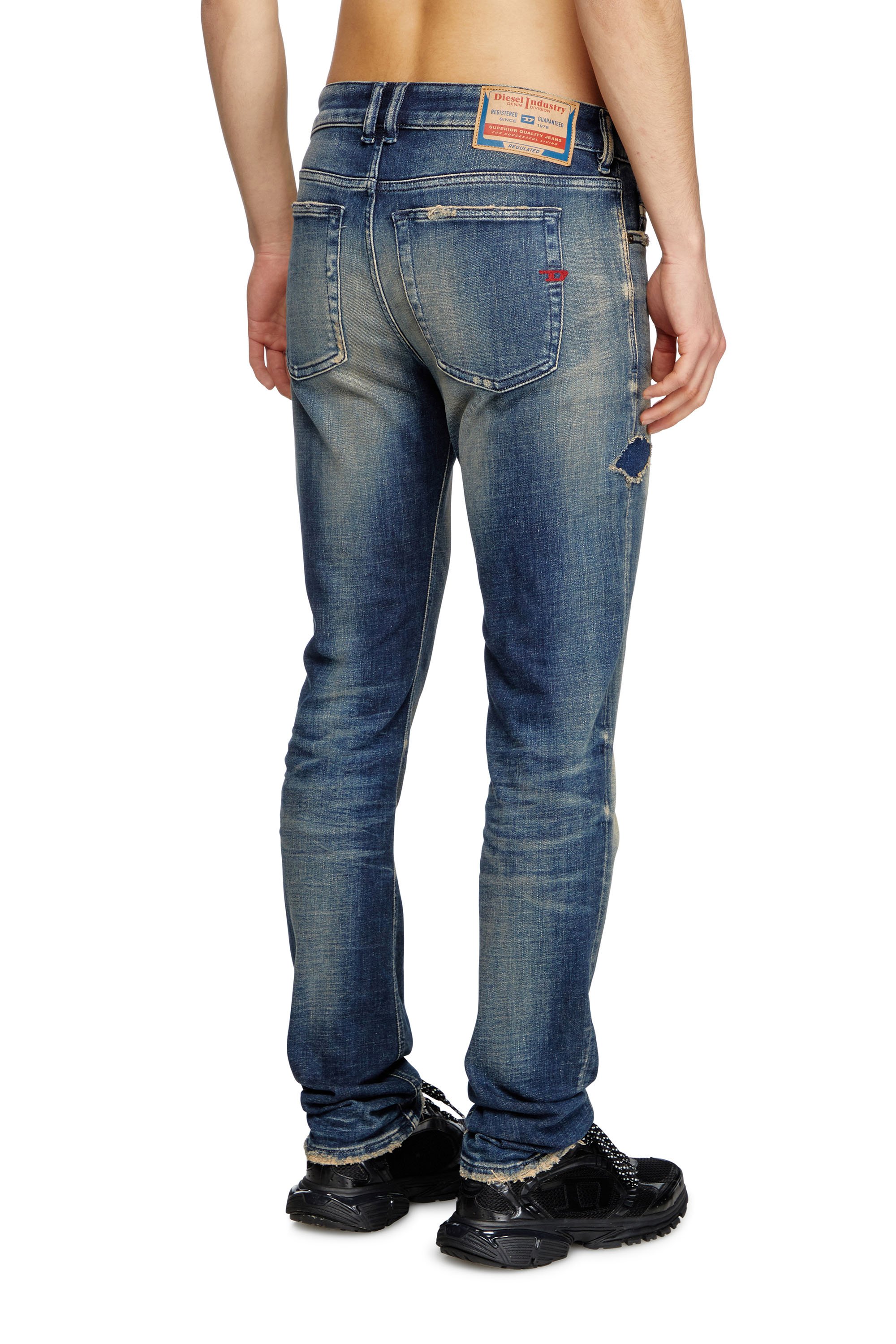 Diesel - Skinny Jeans 1979 Sleenker 09K74 Uomo, Blu Scuro - Image 4