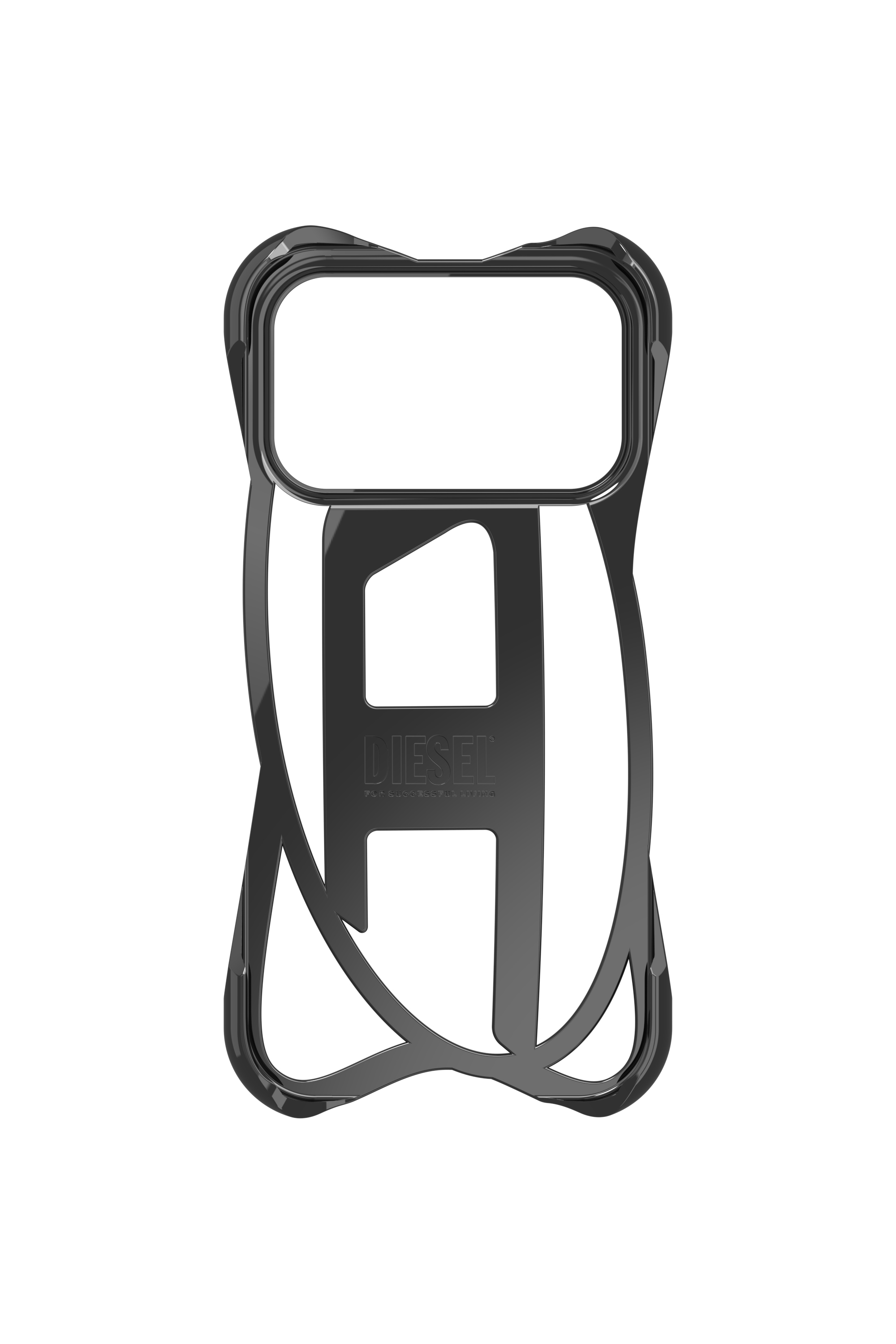 Diesel - 60448  D FRAME CASE, Custodia lucida Caged D per iPhone 17 Pro Unisex in Nero - 4