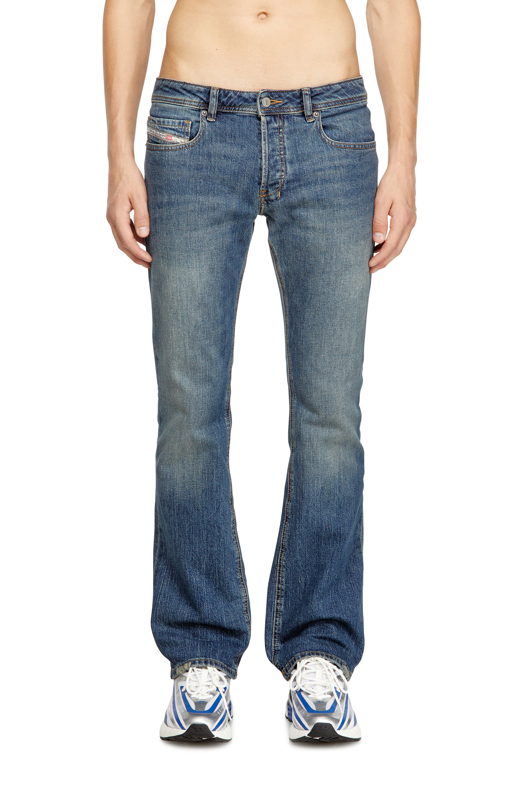 Diesel - Bootcut Jeans 2007 Zatiny 0DBDU Uomo, Blu medio - Image 1