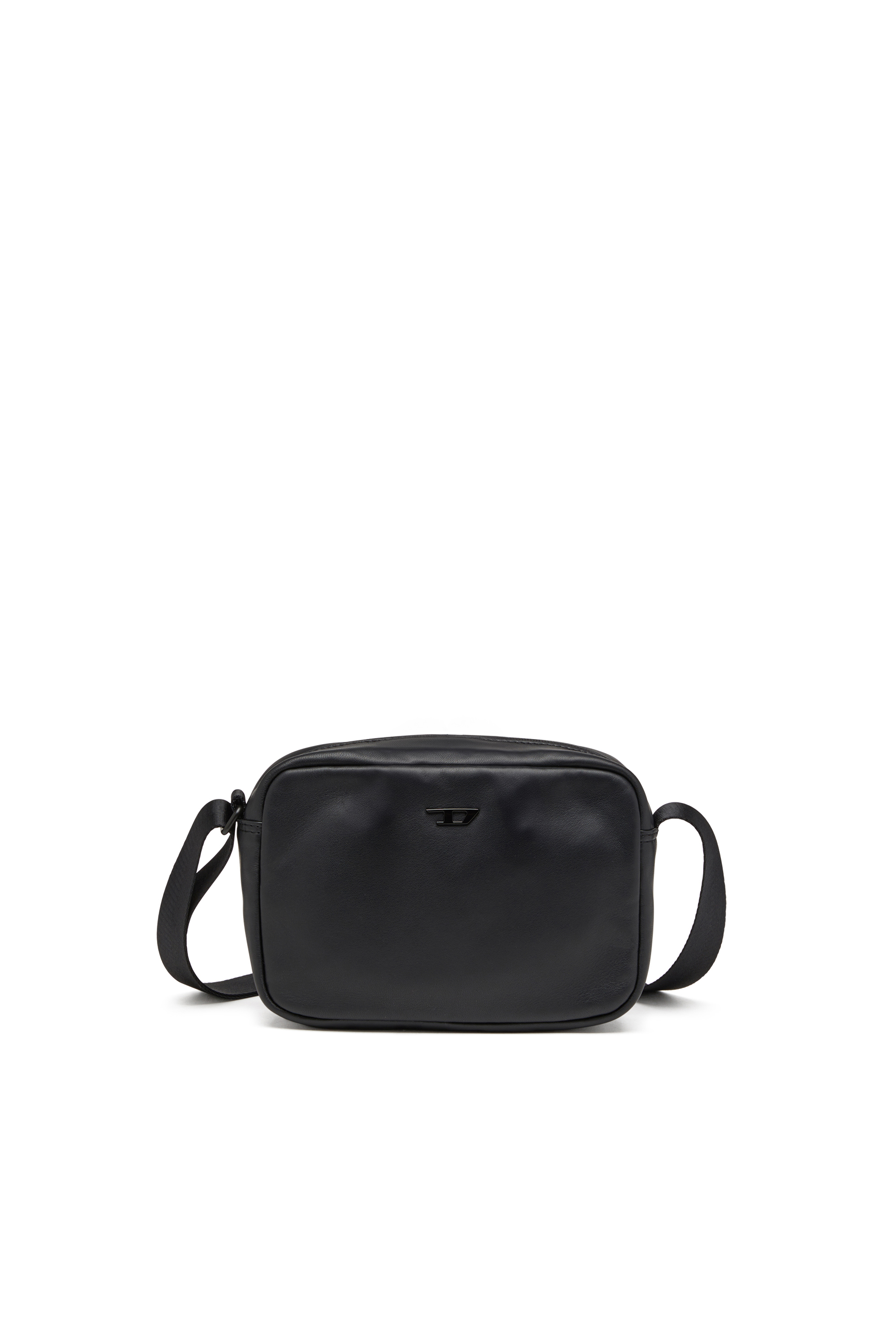 Diesel - RAVE CAMERA BAG X, Man's Camera bag in nappa leather in Black - 1