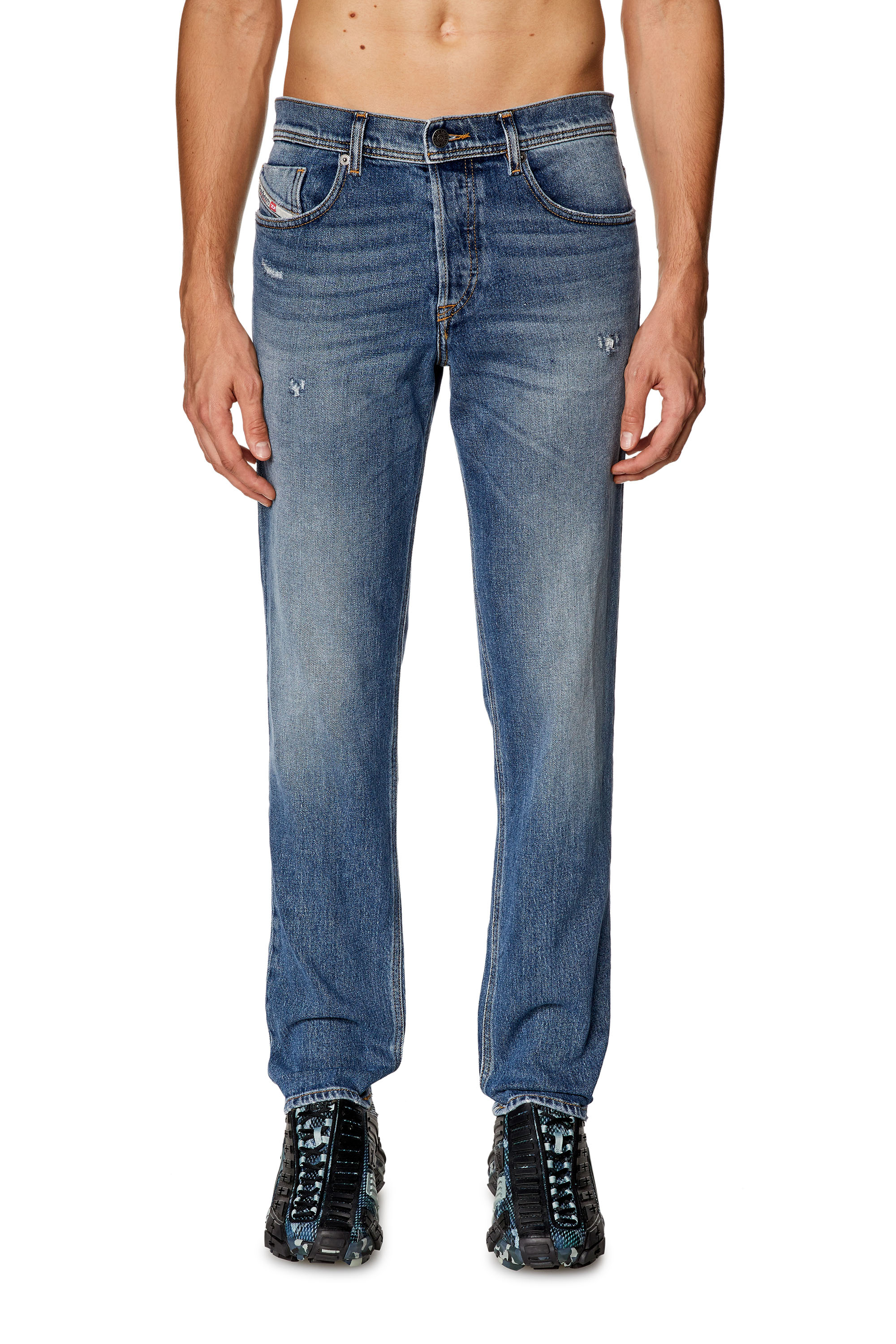 Diesel - Tapered Jeans 2023 D-Finitive 09I16, Blu medio - Image 1