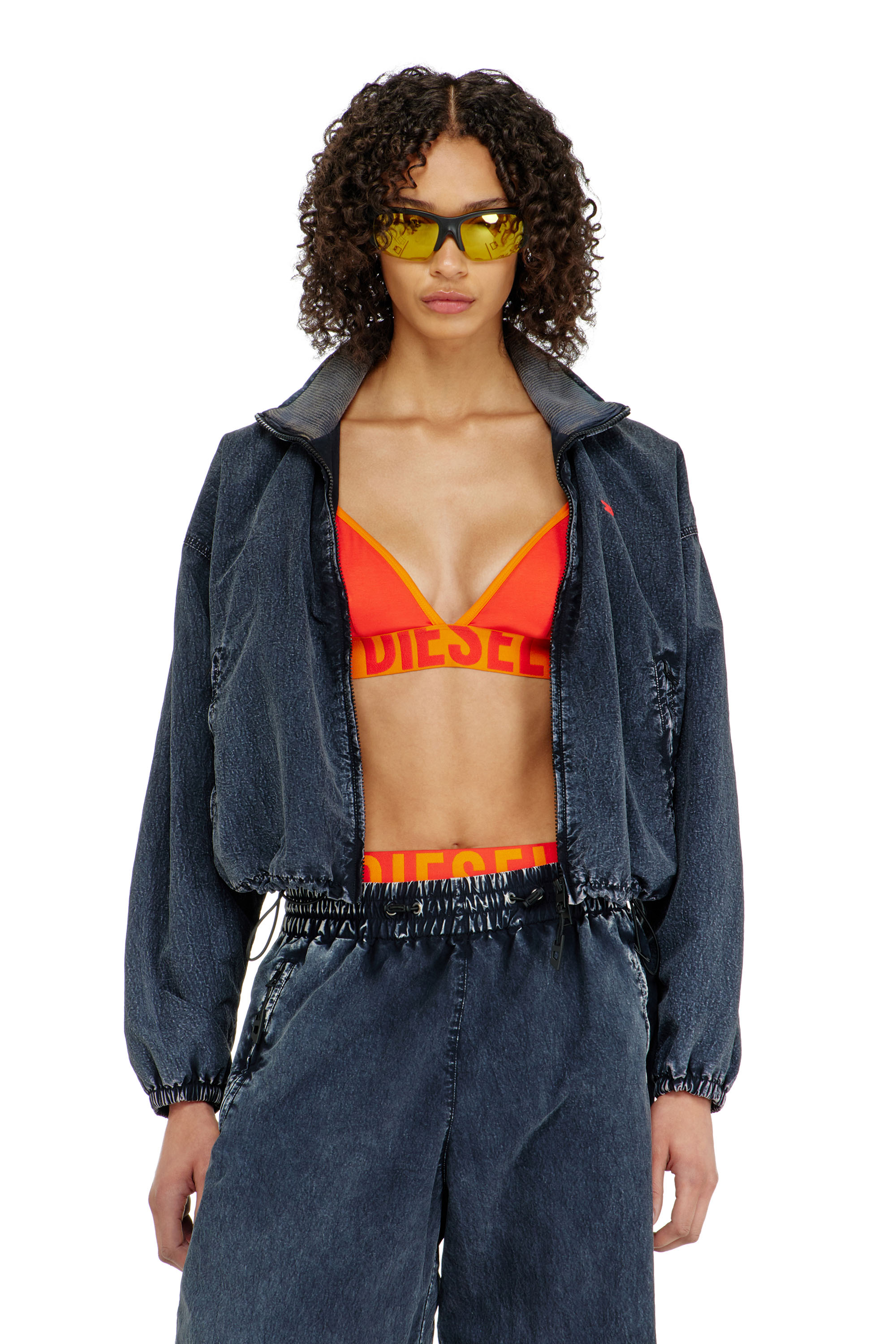 Diesel - CORA-D-POP, Reggiseno a triangolo in cotone bicolore Donna in ToBeDefined - 2