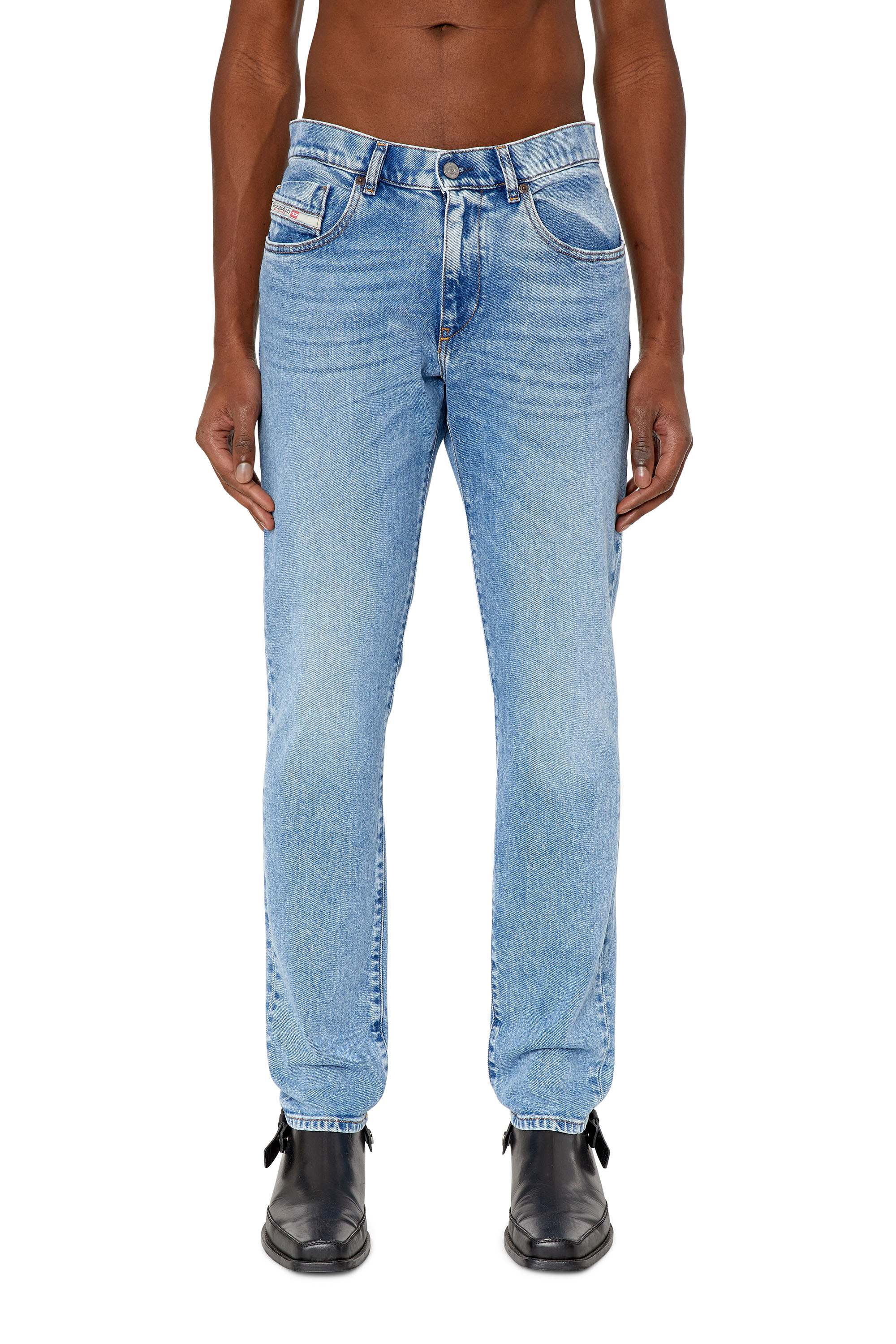 Diesel - Slim Jeans 2019 D-Strukt 9B92L, Blu Chiaro - Image 1