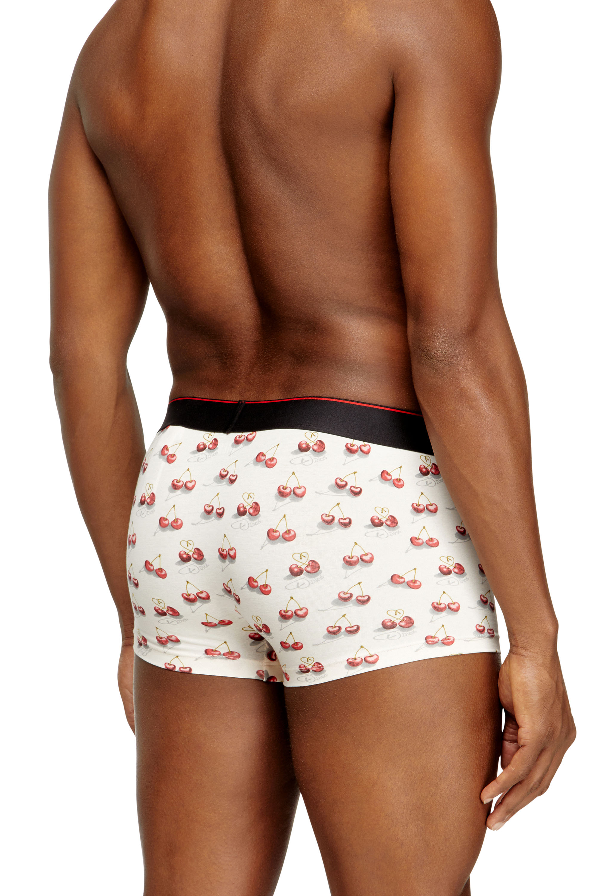 Diesel - DAMIEN-GFT-3PACK, Confezione da 3 boxer a cuore ciliegia Uomo in Bianco - 4