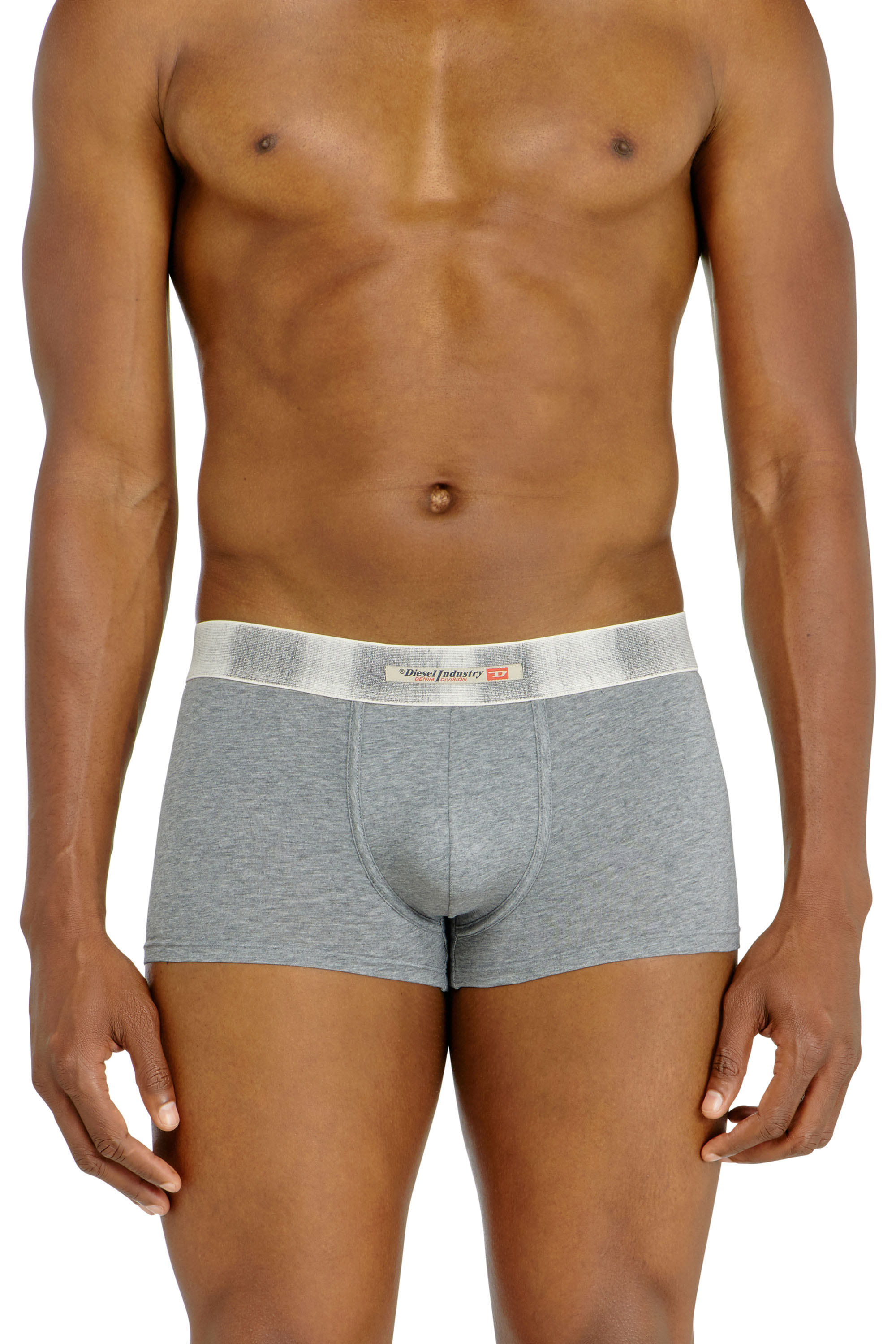 Diesel - DAMIEN-DNM-3PACK, Set da tre boxer in cotone elasticizzato con fascia in raso Uomo in Multicolor - 3