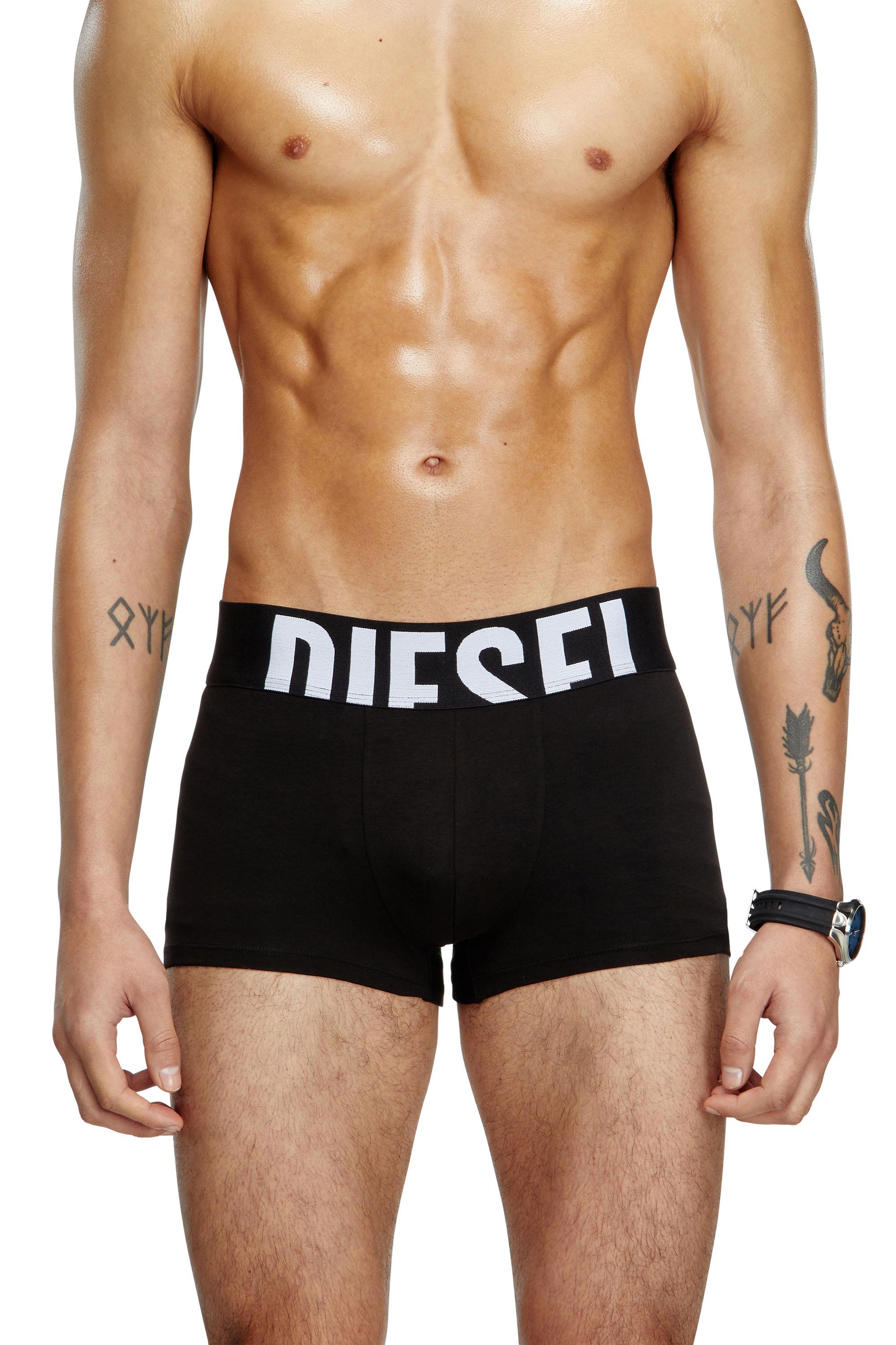 Diesel - UMBX-DAMIENTHREEPACK-5.5EL, Set di tre boxer in cotone stretch Uomo in Nero - 2