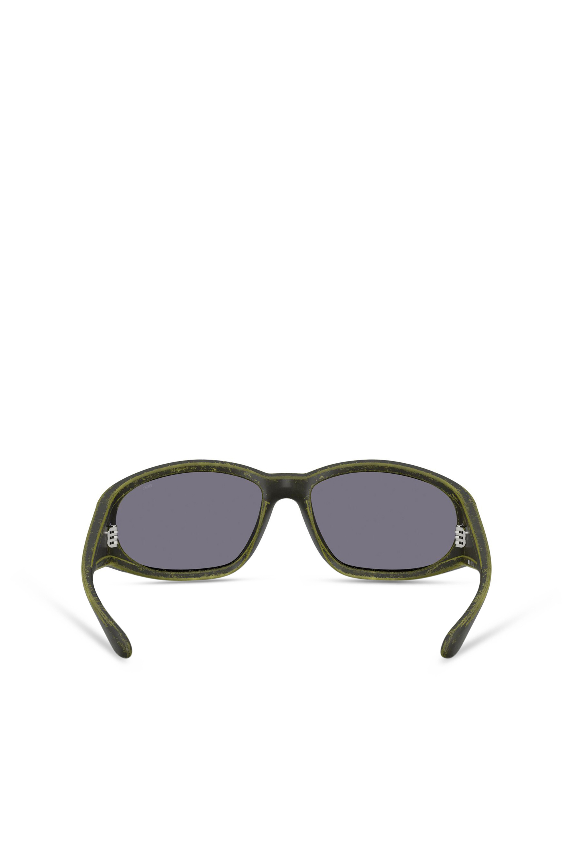 Diesel - 0DL3002, Occhiale in acetato con forma rettangolare Unisex in Verde - 3