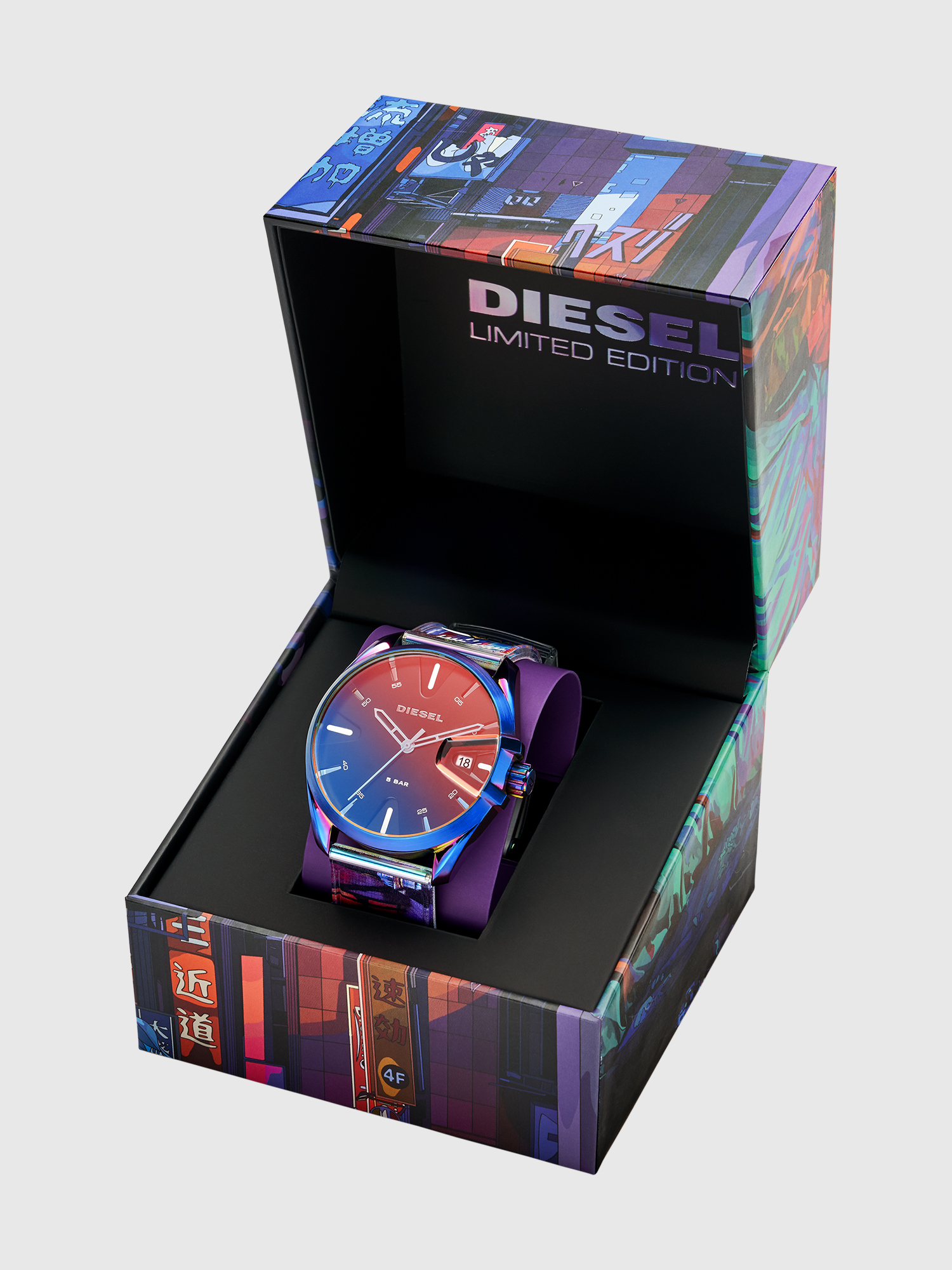 Diesel - DZ1942, Orologio MS9 con tre lancette Mad Dog Jones Unisex in Multicolor - 5