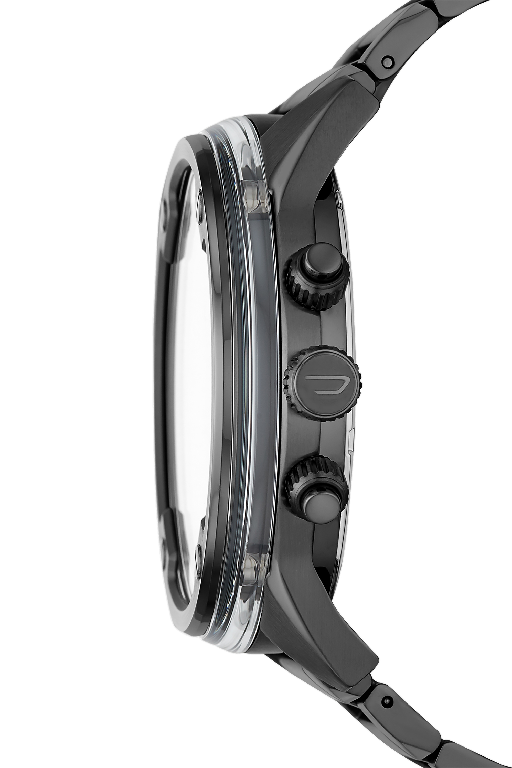 Diesel - DZ7426, Orologio Boltdown a tre lancette in acciaio inossidabile grigio piombo Uomo in Nero - 3