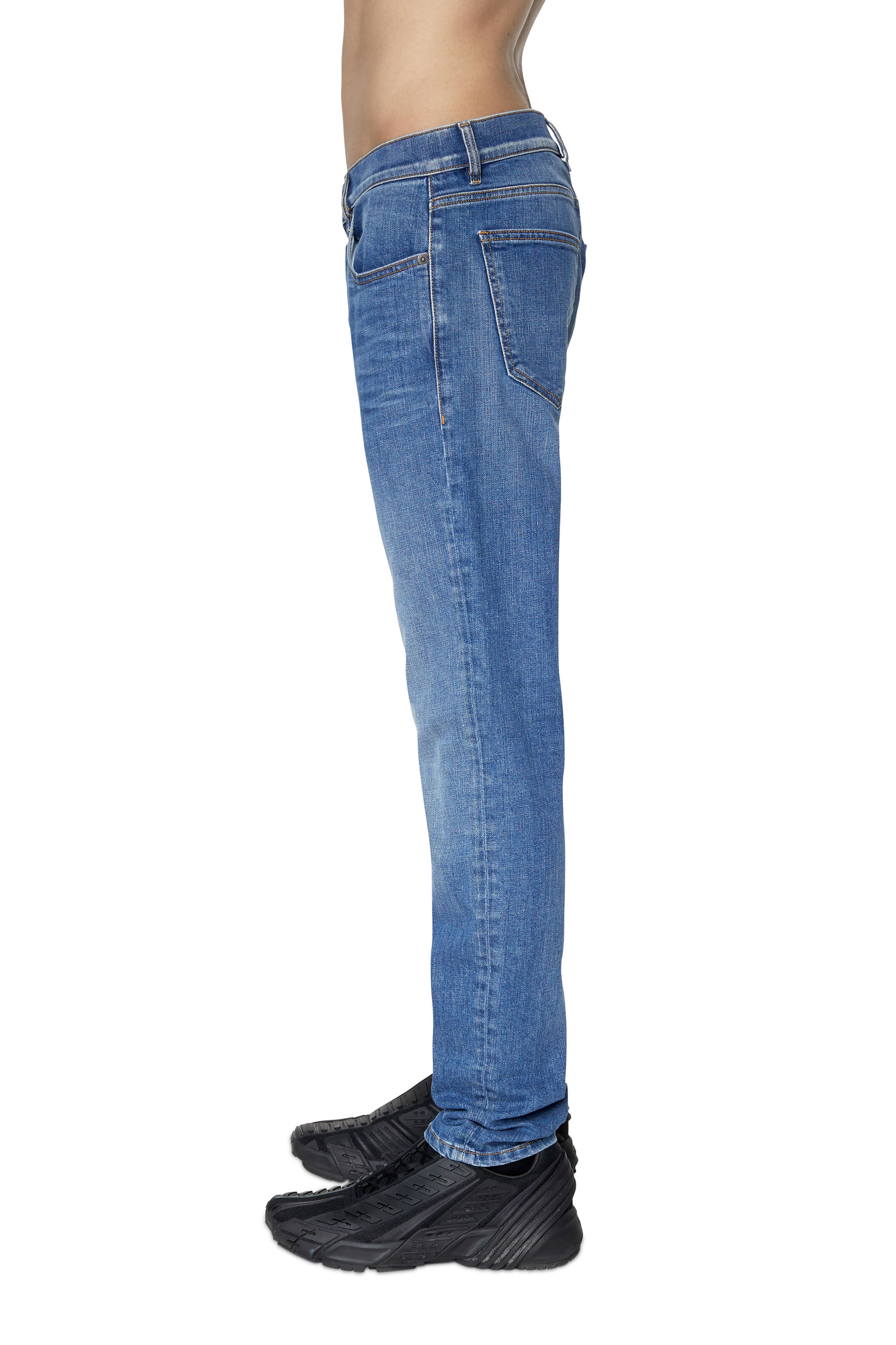Diesel - 2019 D-STRUKT 09D47 Slim Jeans, Blu medio - Image 4