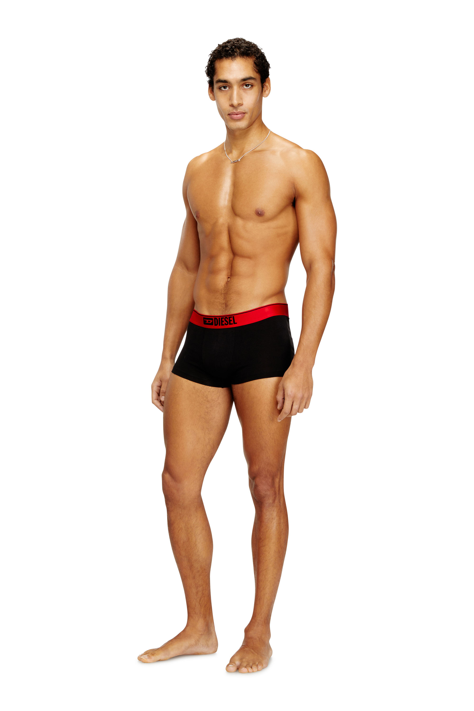 Diesel - UMBX-DAMIENTHREEPACK, Confezione da tre boxer con stampa cavallo all-over Uomo in Nero - 3